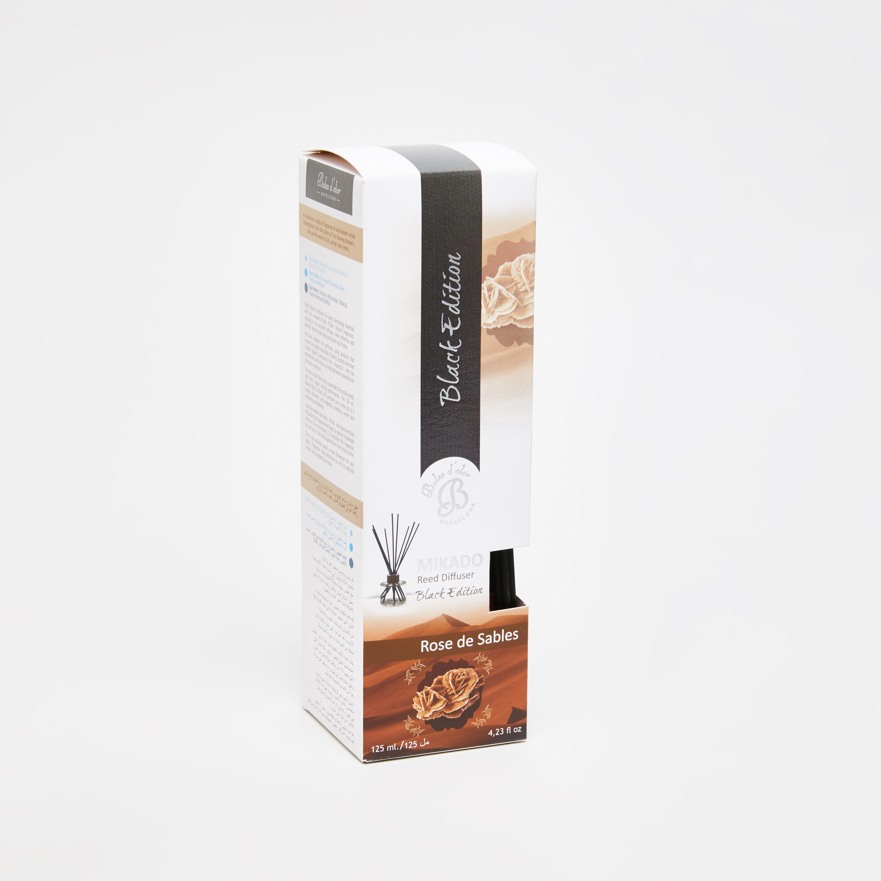قصب موزع عطور فلور دي لوتو بلاك إيديشن ميكادو من بولز دولور - 125 مل-household-homefragrance-reeddiffusers-image-3