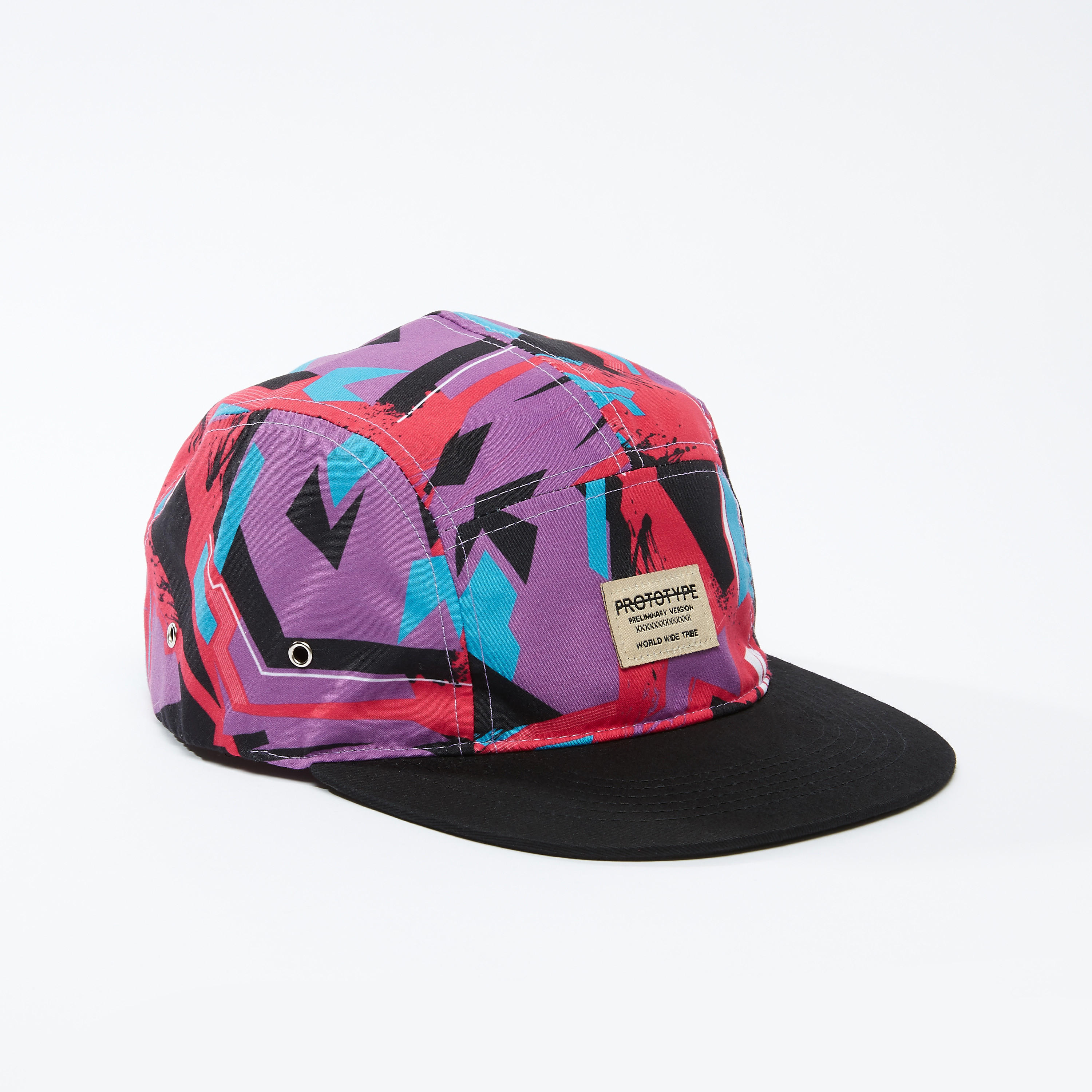 Printed Cap with Clip-On Closure-men-caps-image-1