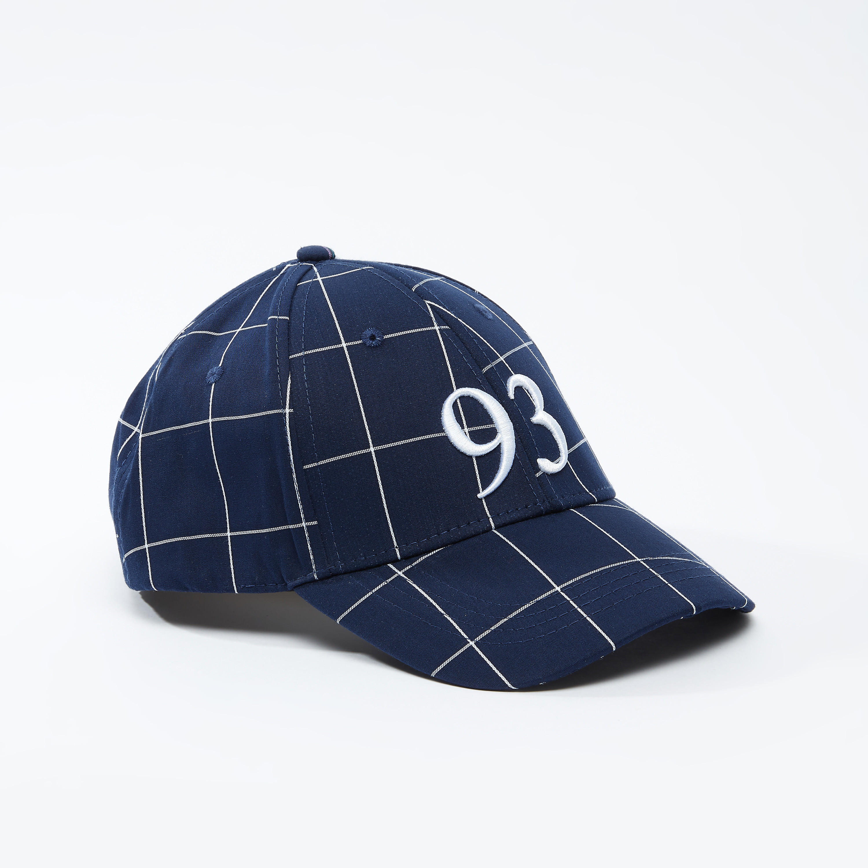 Chequered Cap with Snap Closure-men-caps-image-1