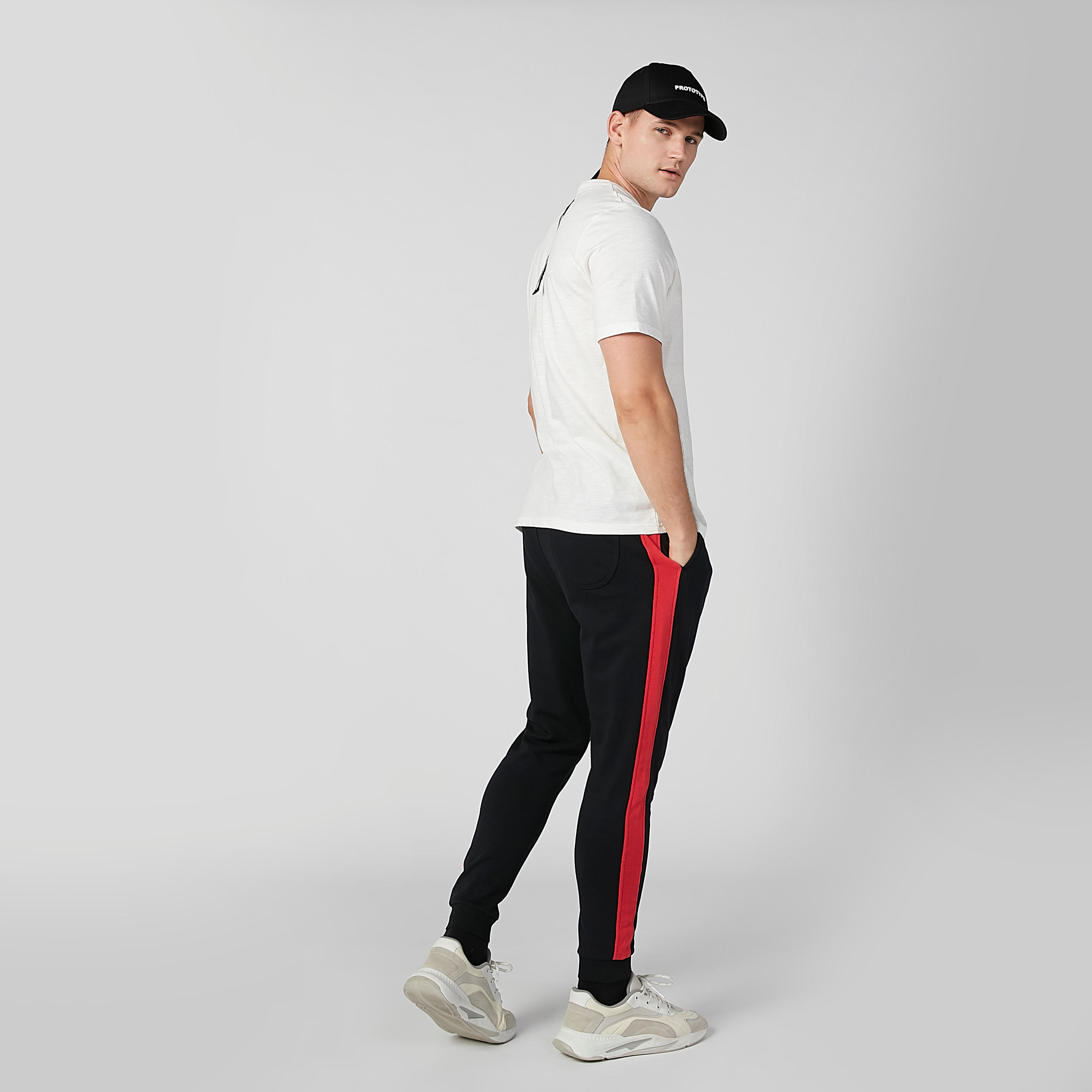 Textured Cap with Snap Closure-men-caps-image-2