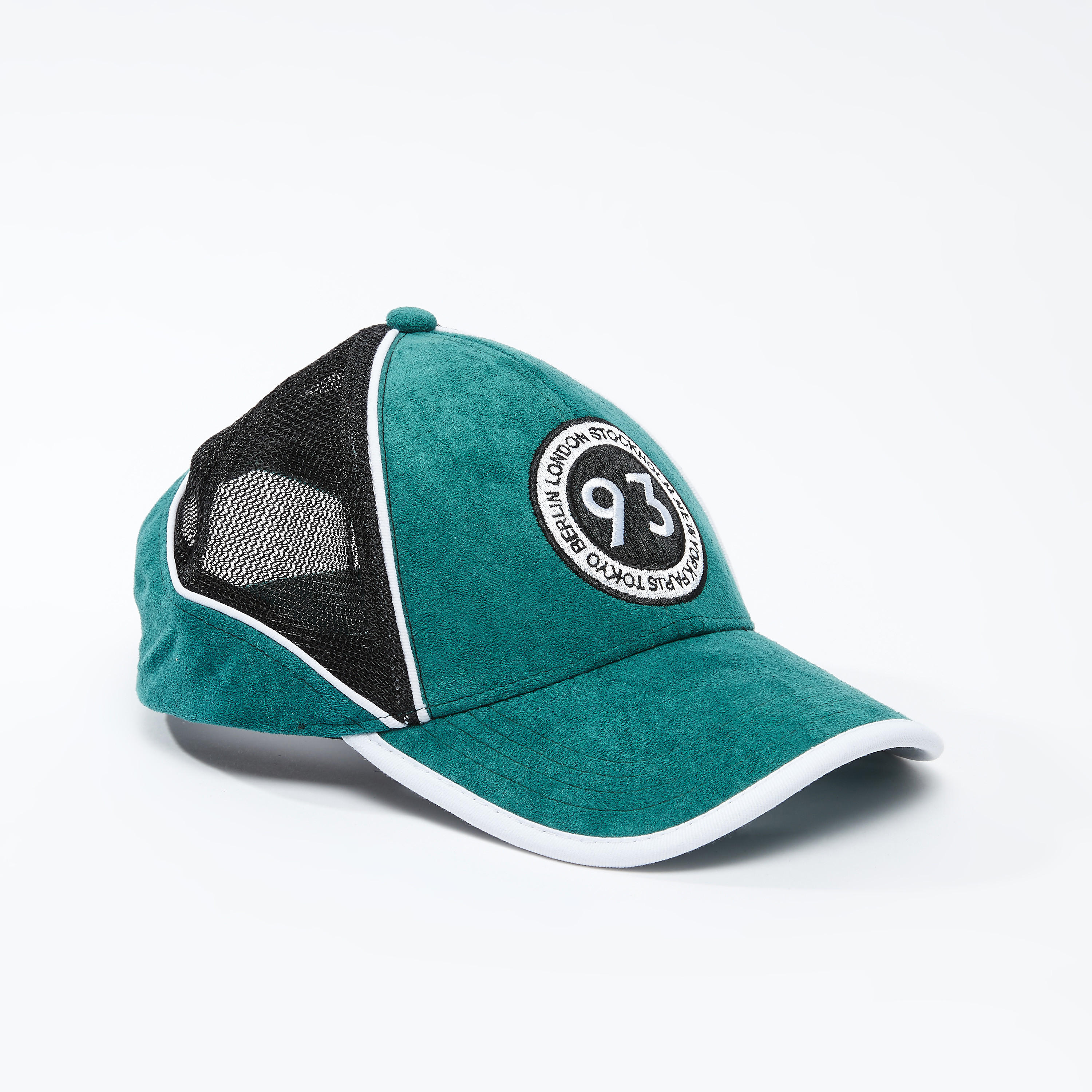 Textured Cap with Snap Closure-men-caps-image-1