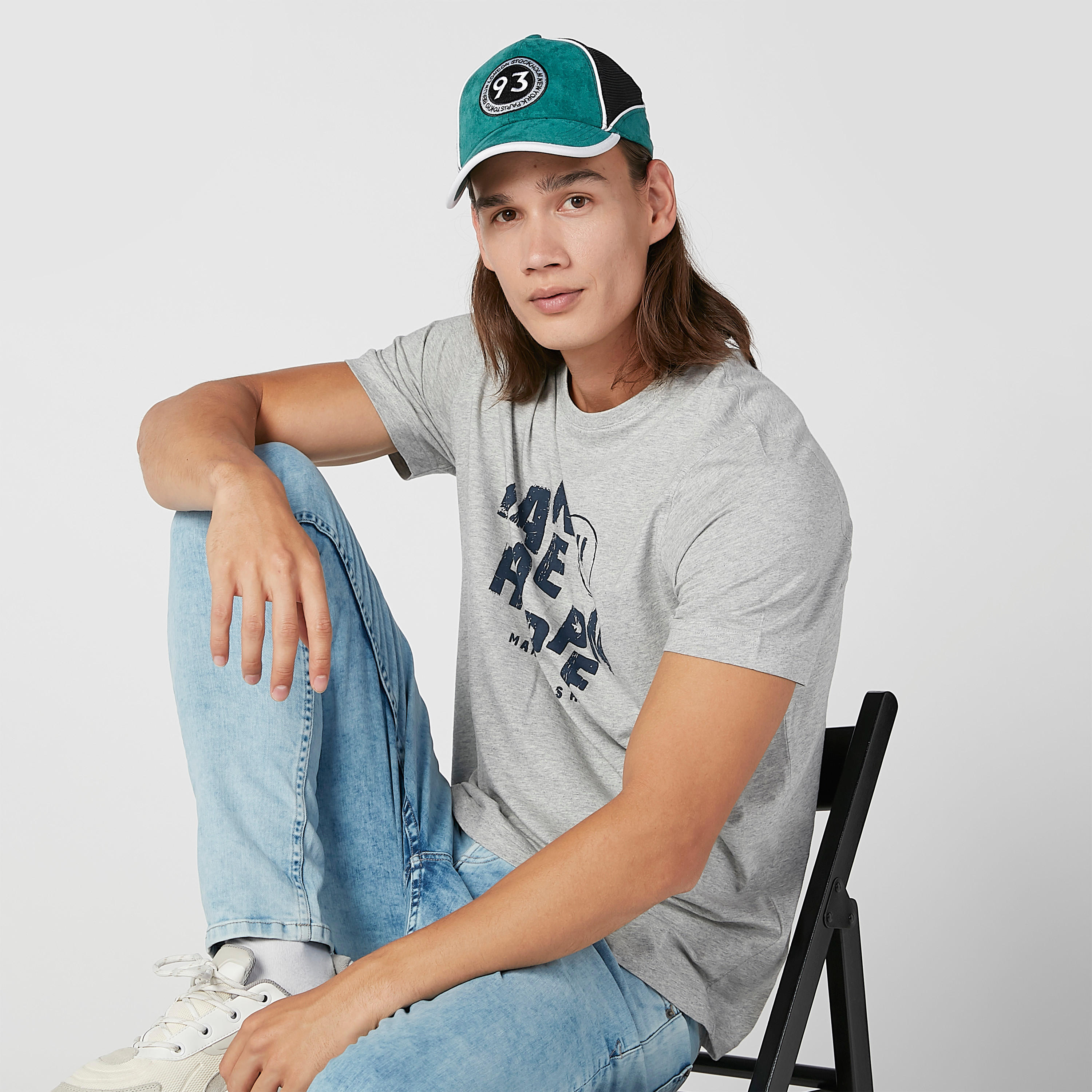 Textured Cap with Snap Closure-men-caps-image-2