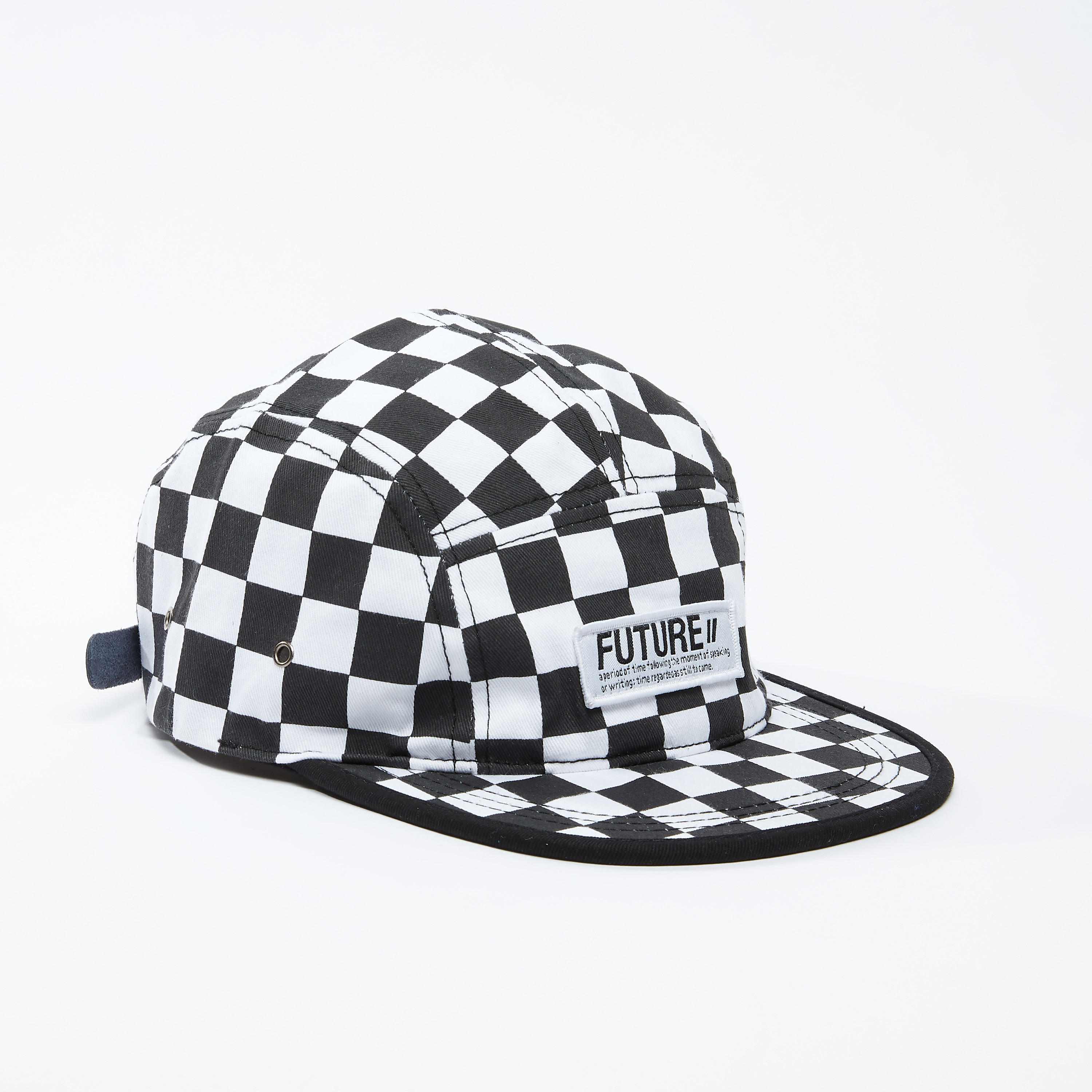 قبعة كاب كاروهات بإبزيم إغلاق-men-caps-image-3