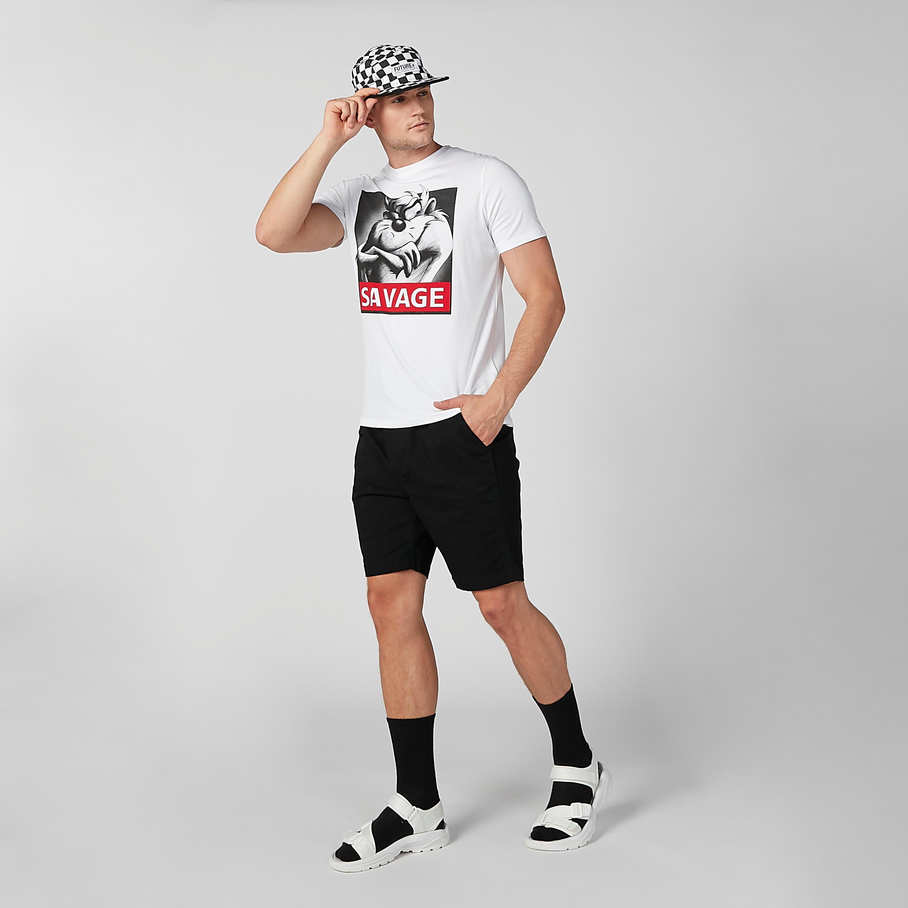 قبعة كاب كاروهات بإبزيم إغلاق-men-caps-image-2