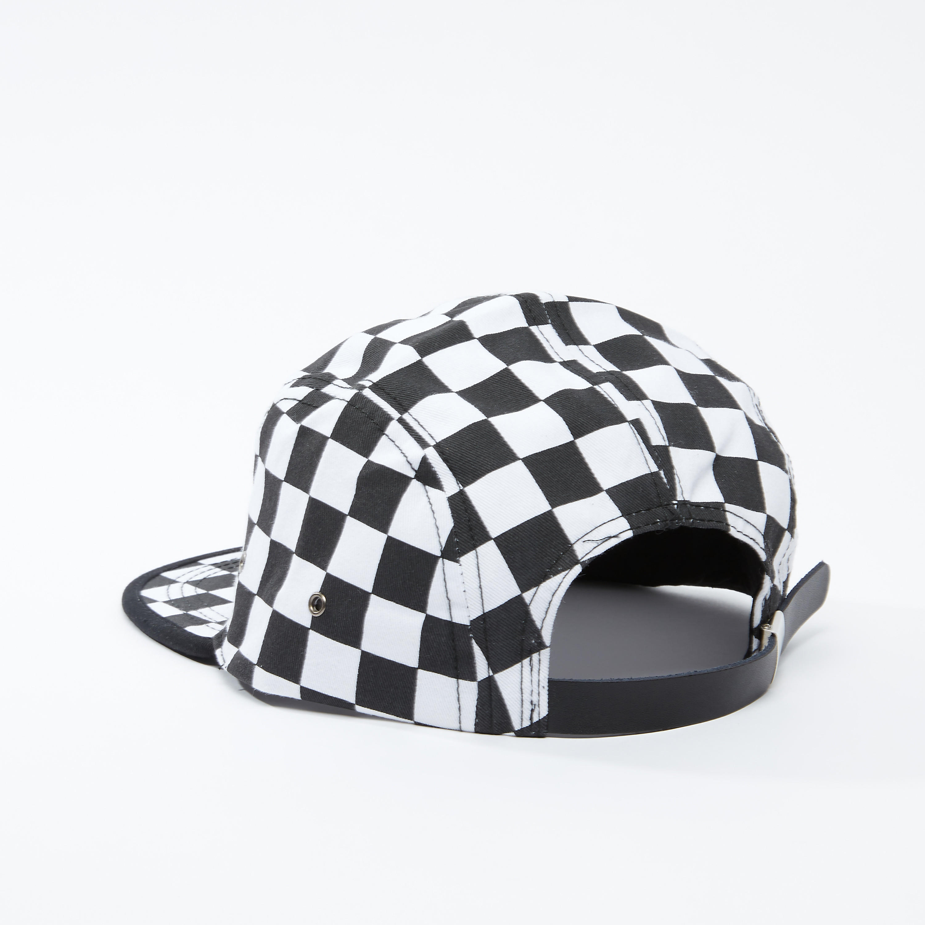 قبعة كاب كاروهات بإبزيم إغلاق-men-caps-image-1