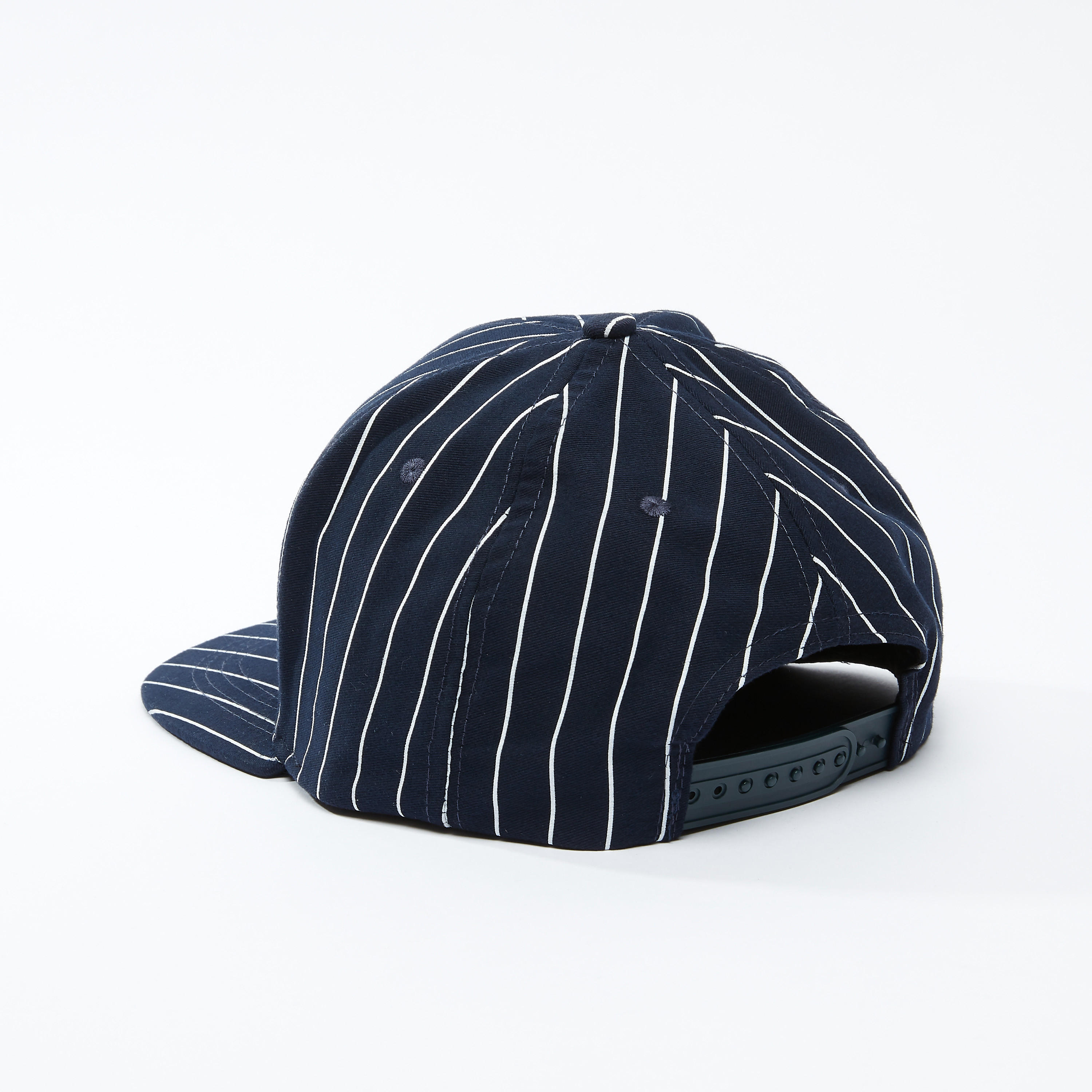 Striped Cap with Snap Closure-men-caps-image-3