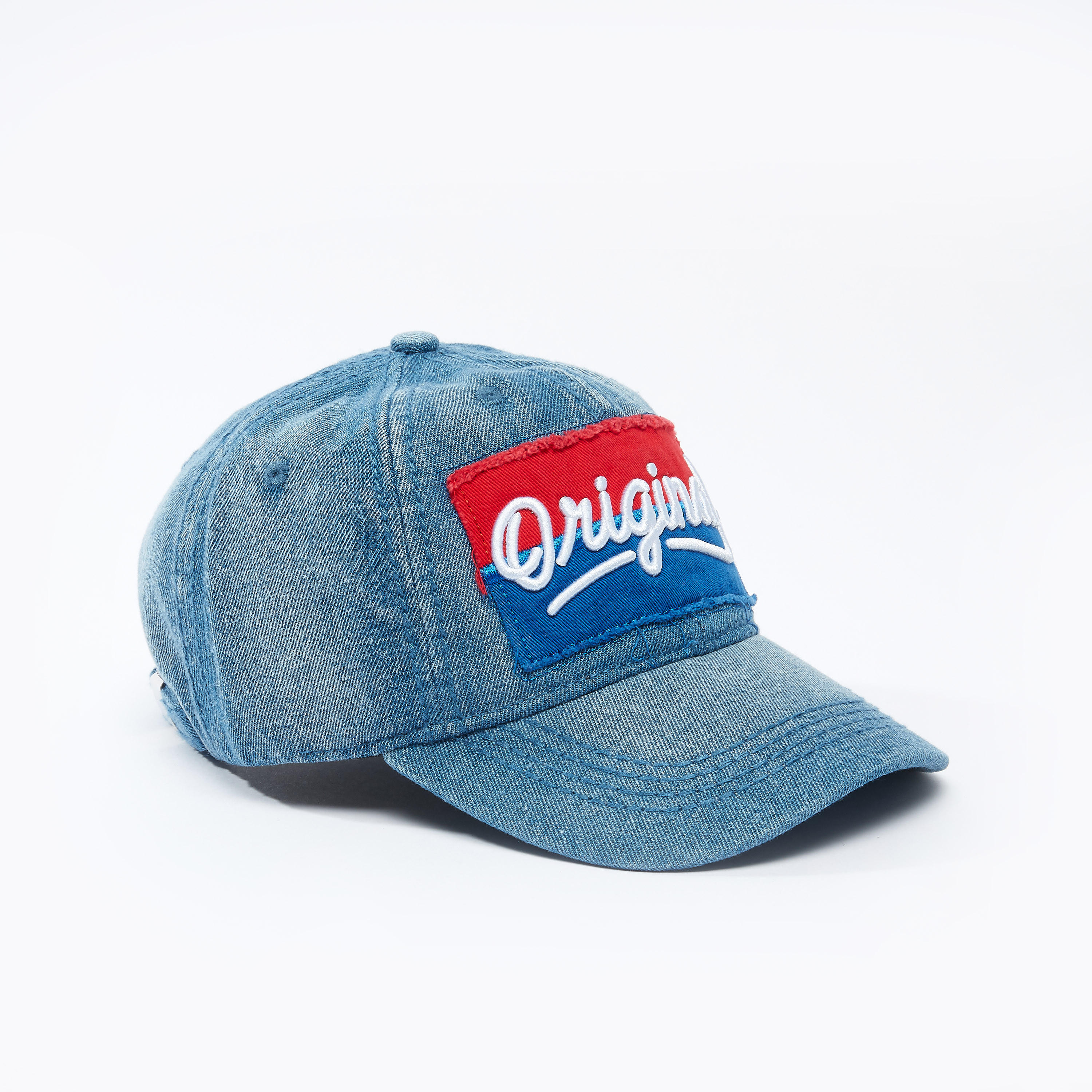 Printed Cap with Plate Buckle Closure-men-caps-image-1