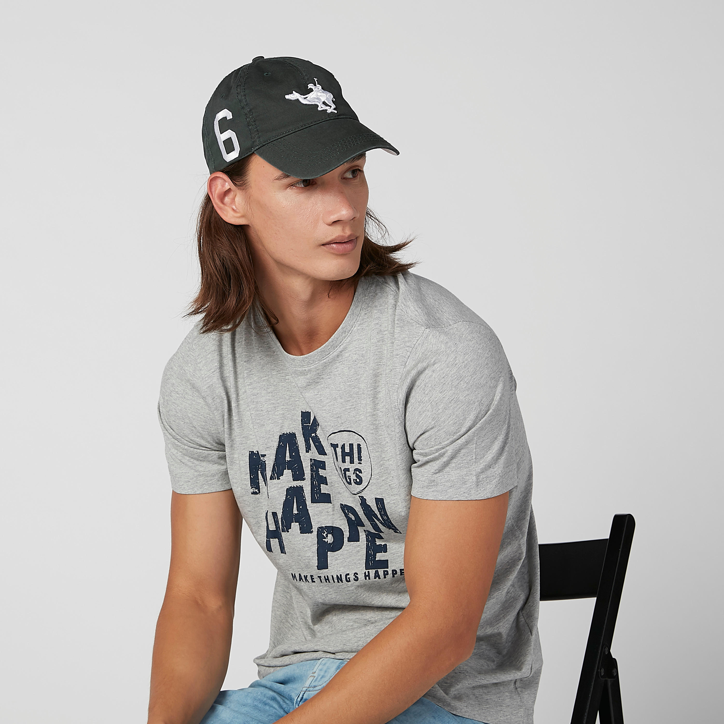 قبعة كاب بارزة الملمس بزر إغلاق-men-caps-image-2