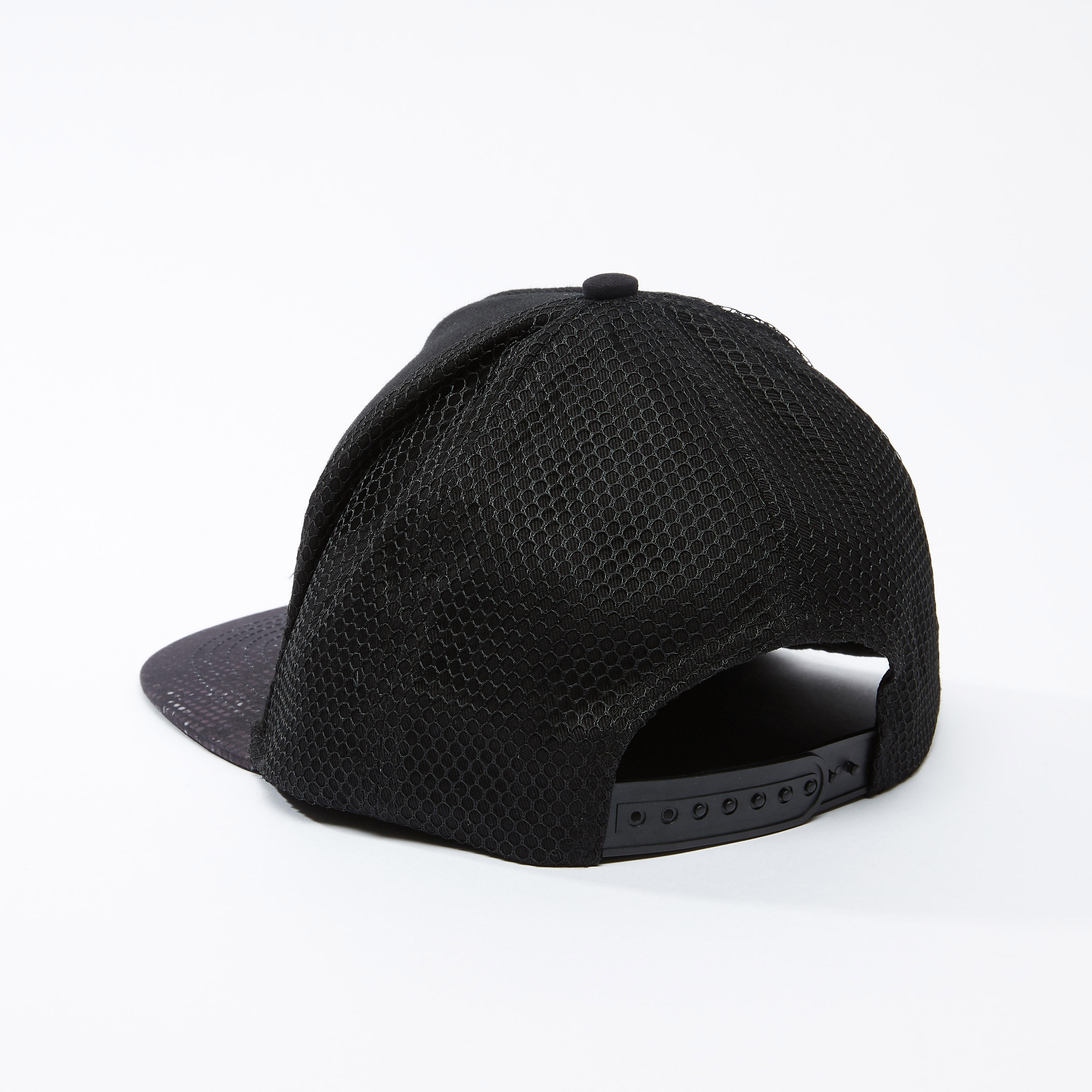 Textured Cap with Snap Closure-men-caps-image-4