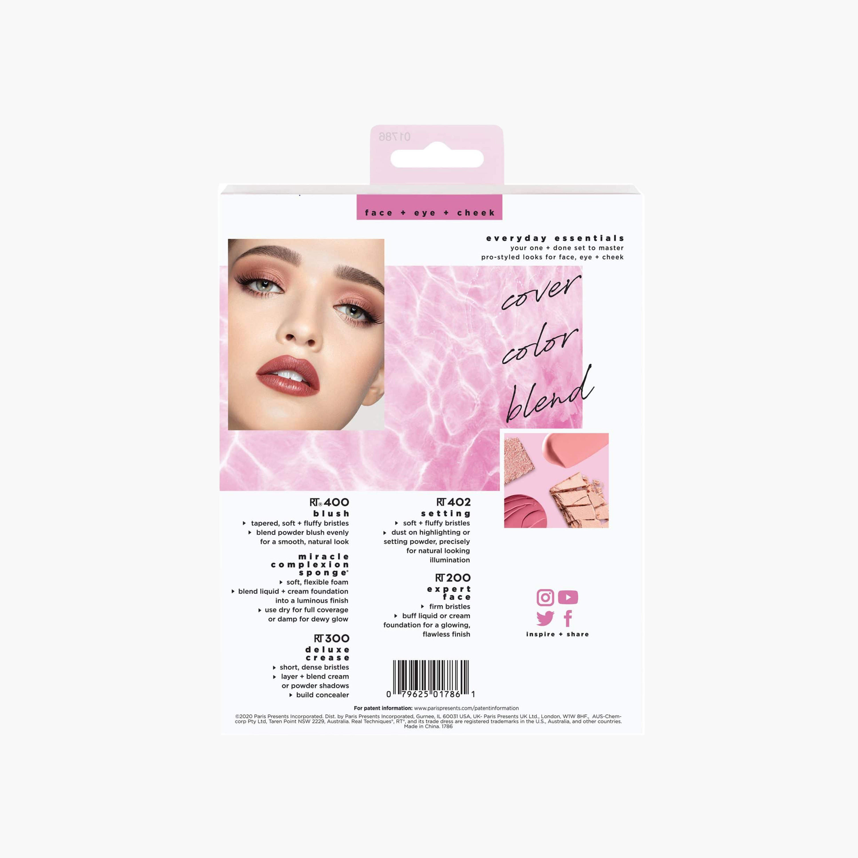 مجموعة فرش مكياج افريداي اسينشيالز من ريل تيكنيكس -من 5 قطع-beautyandpersonalcare-makeup-brushesandaccessories-brushes-image-3