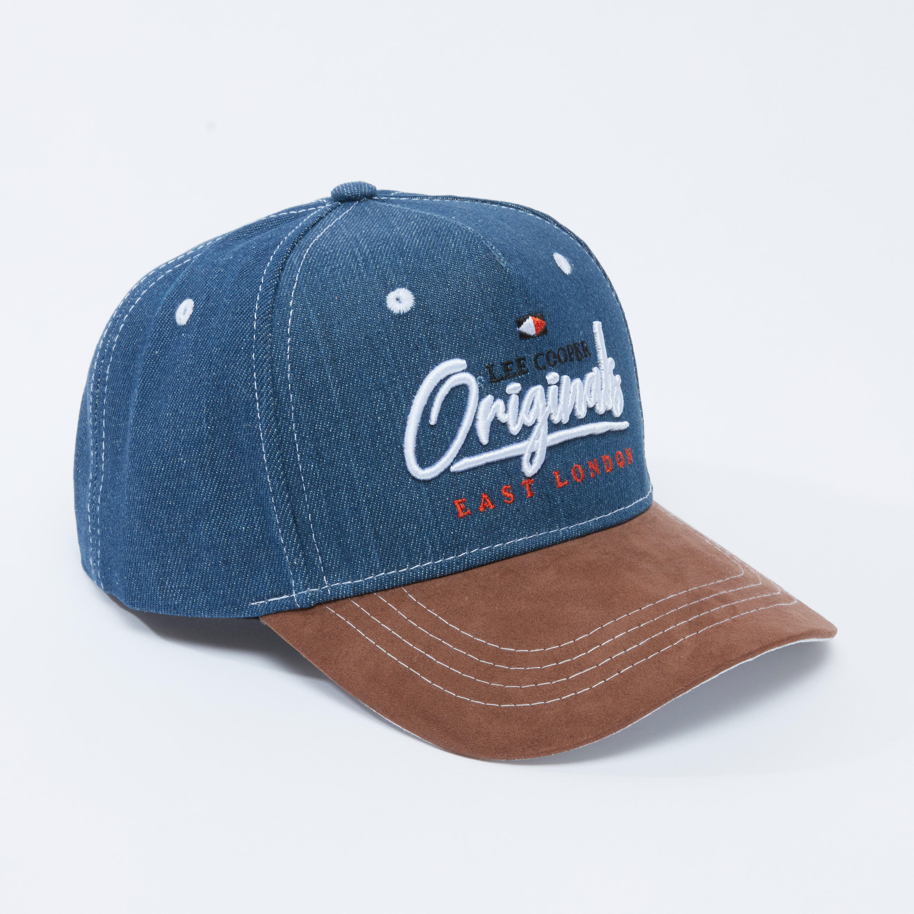 Sustainable Colourblock Cap with Snap Closure-men-caps-image-1