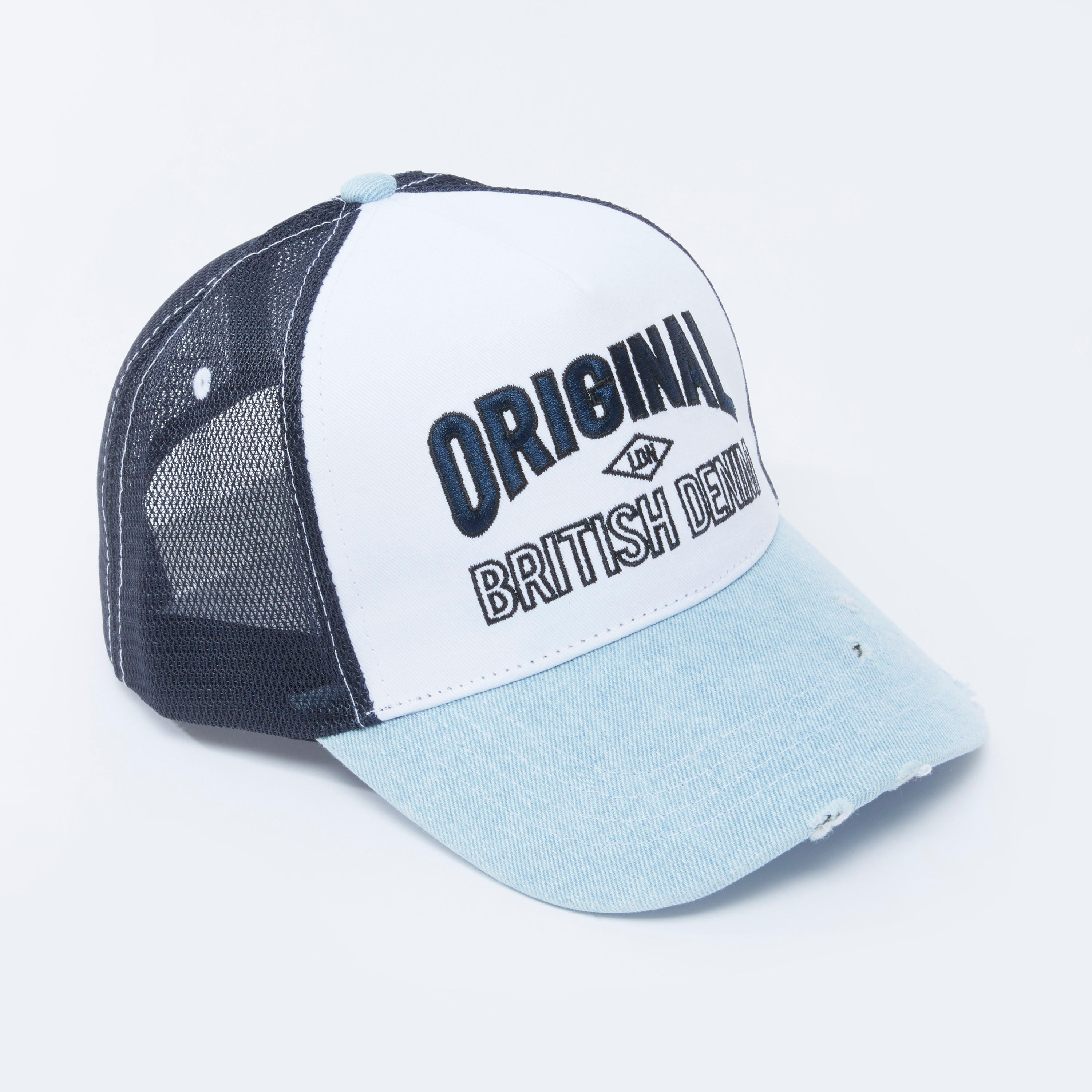 Textured Cap with Snap Closure-men-caps-image-1