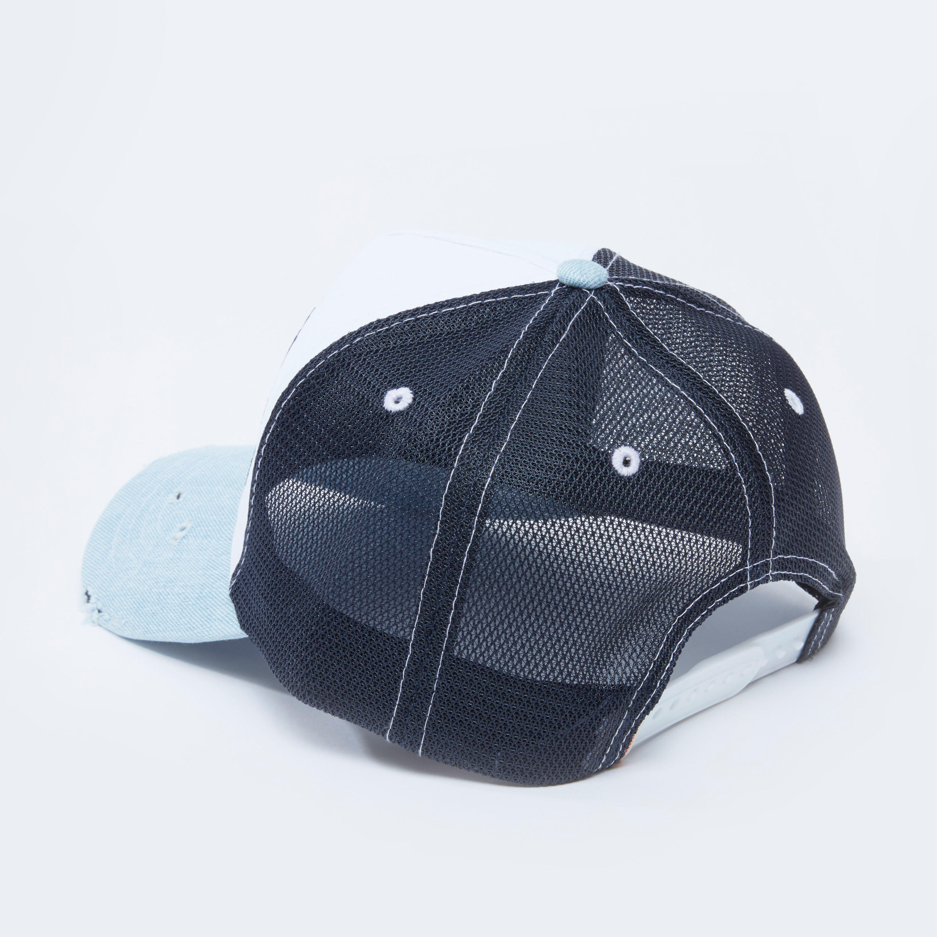 Textured Cap with Snap Closure-men-caps-image-4