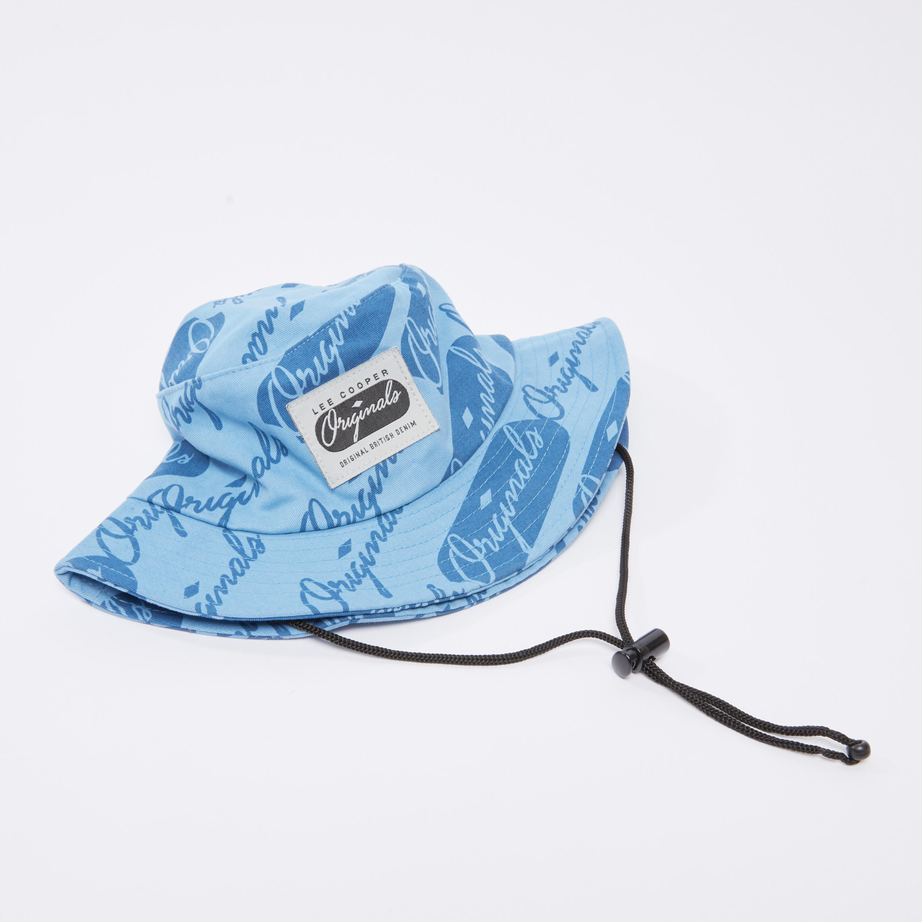 Printed Bucket Hat with Drawstring Closure-men-caps-image-4