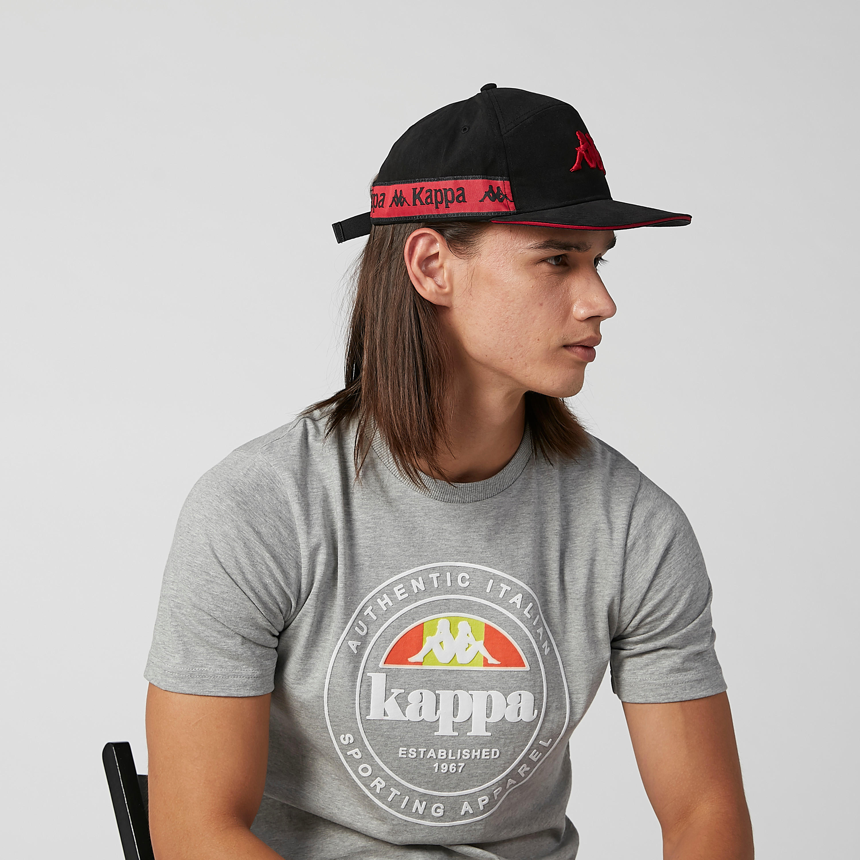 كاب بارز الملمس بإبزيم إغلاق وشريطة بطبعات من كابا-men-caps-image-2