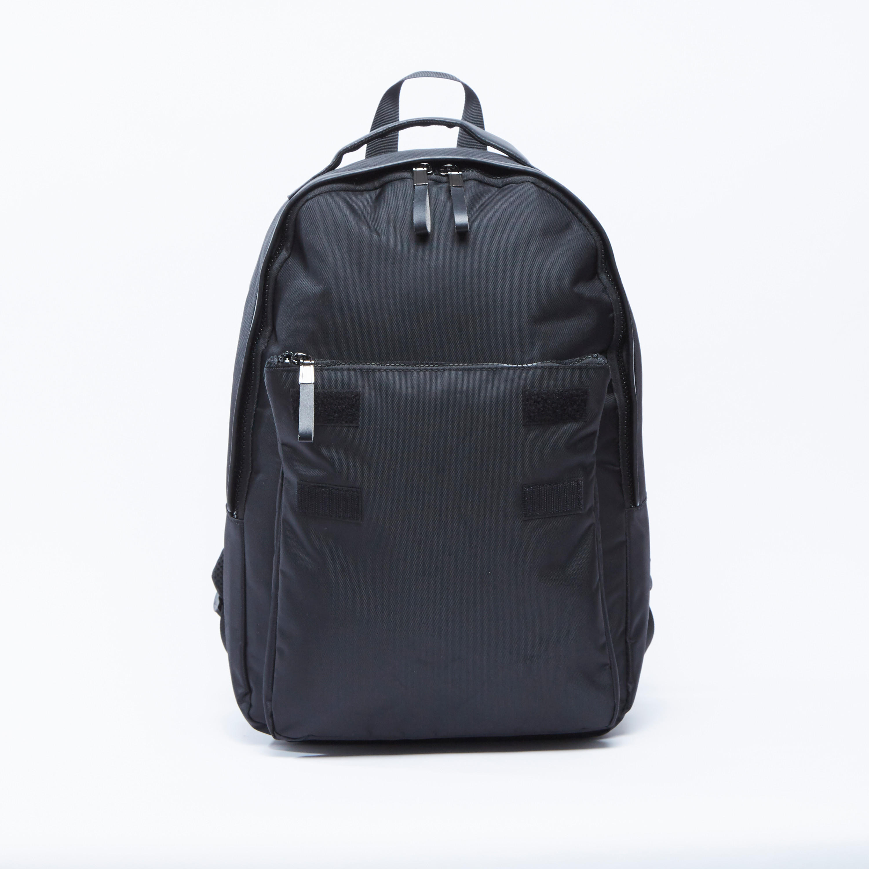 شنطة ظهر سادة بسحاب إغلاق وحمالات كتف قابلة للتعديل-men-bags-image-5