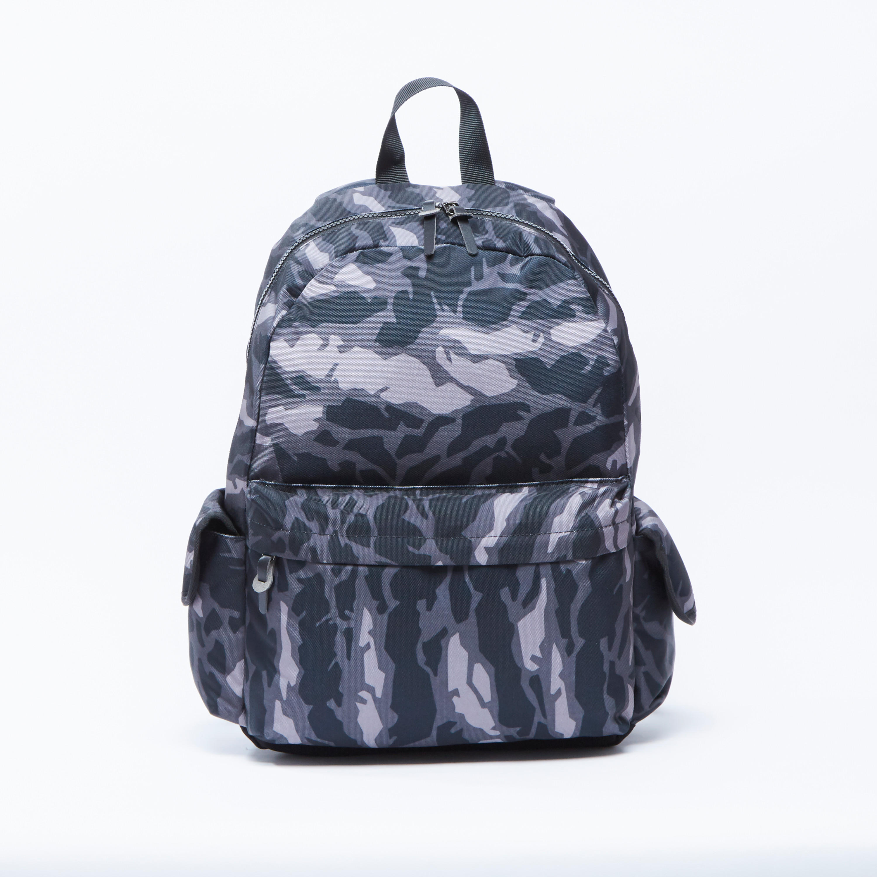 Printed Backpack with Adjustable Straps and Top Handle-men-bags-image-1