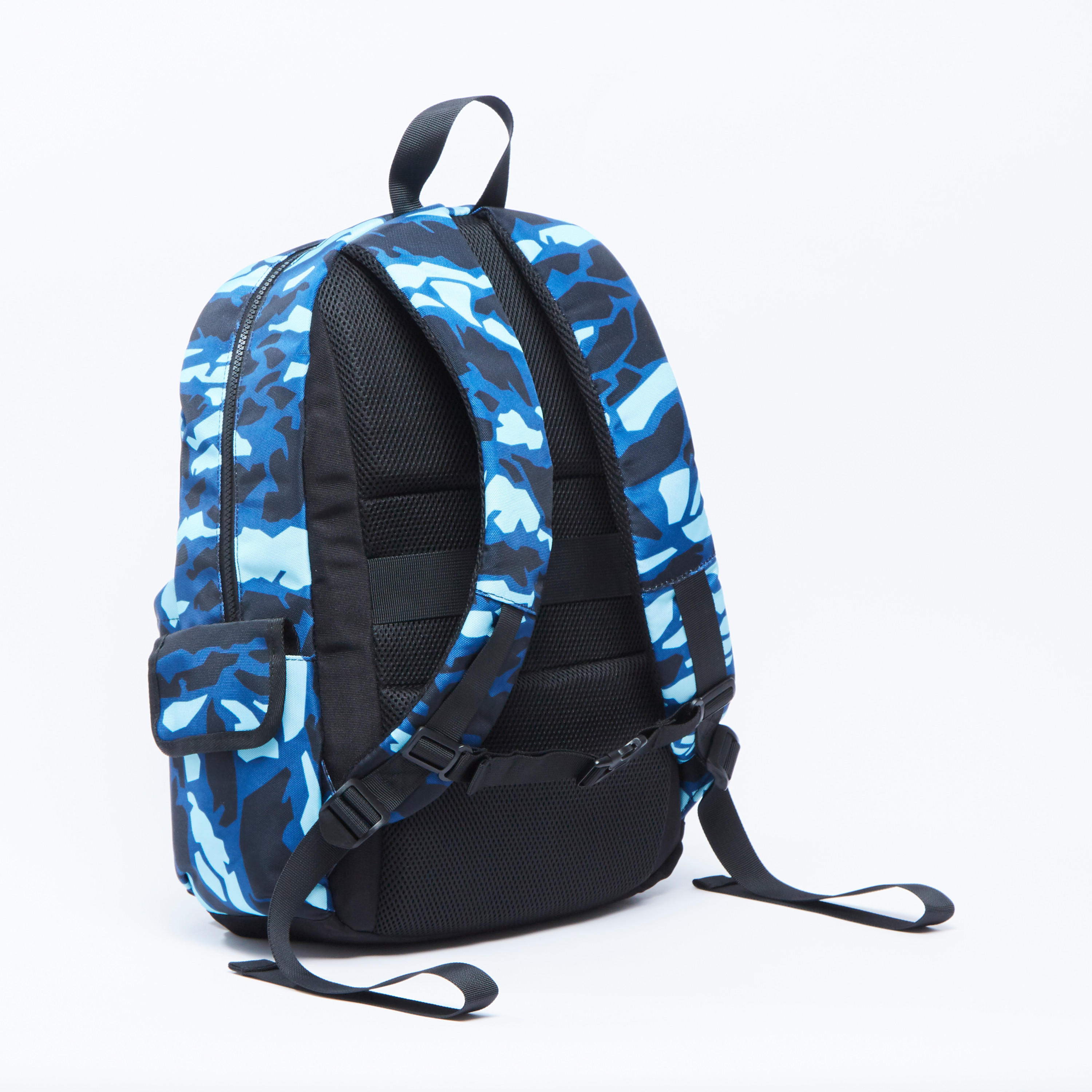 Printed Backpack with Adjustable Straps and Top Handle-men-bags-image-4