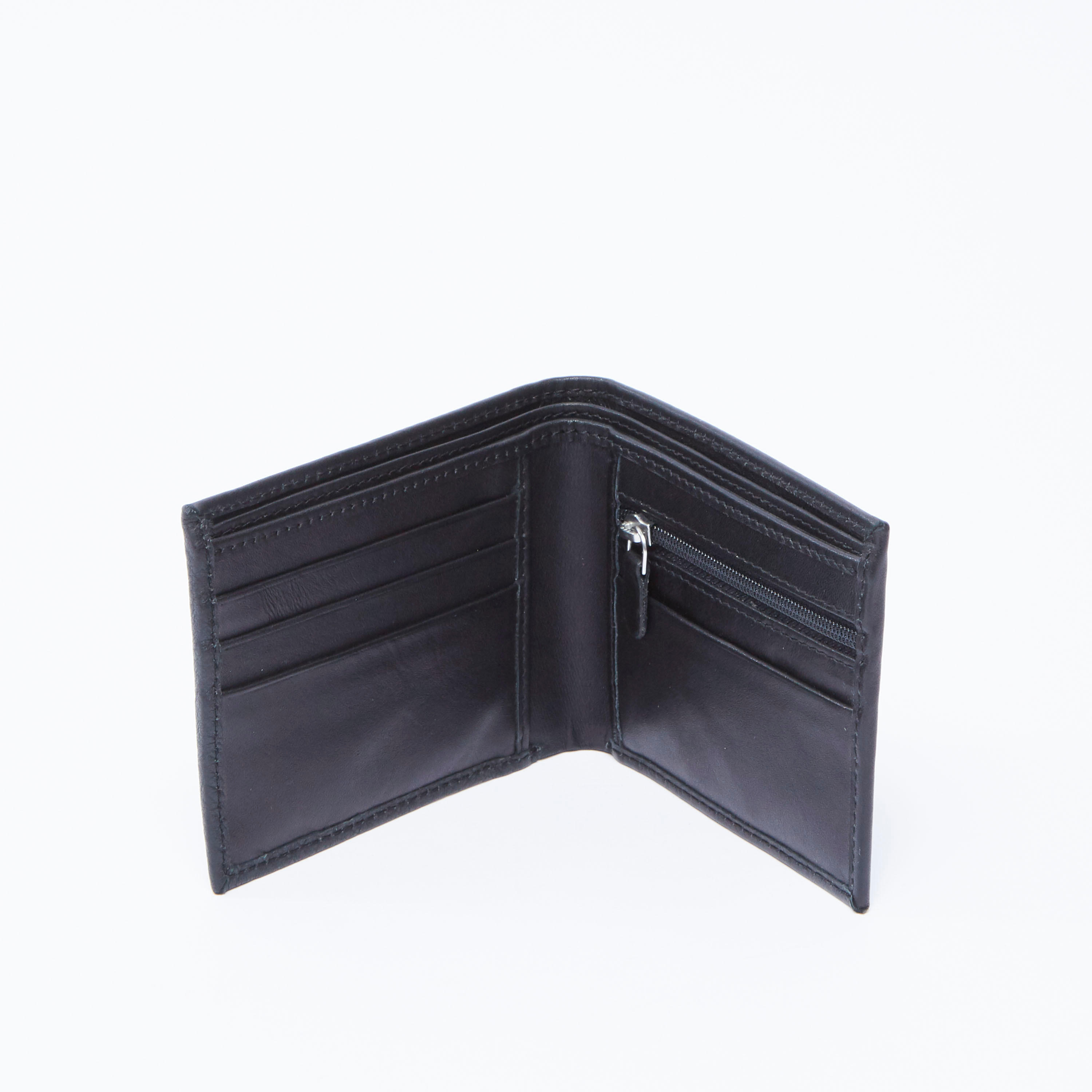 محفظة بارزة الملمس بطيّة مزدوجة وتفاصيل مرصّعة-men-beltsandwallets-wallets-image-2