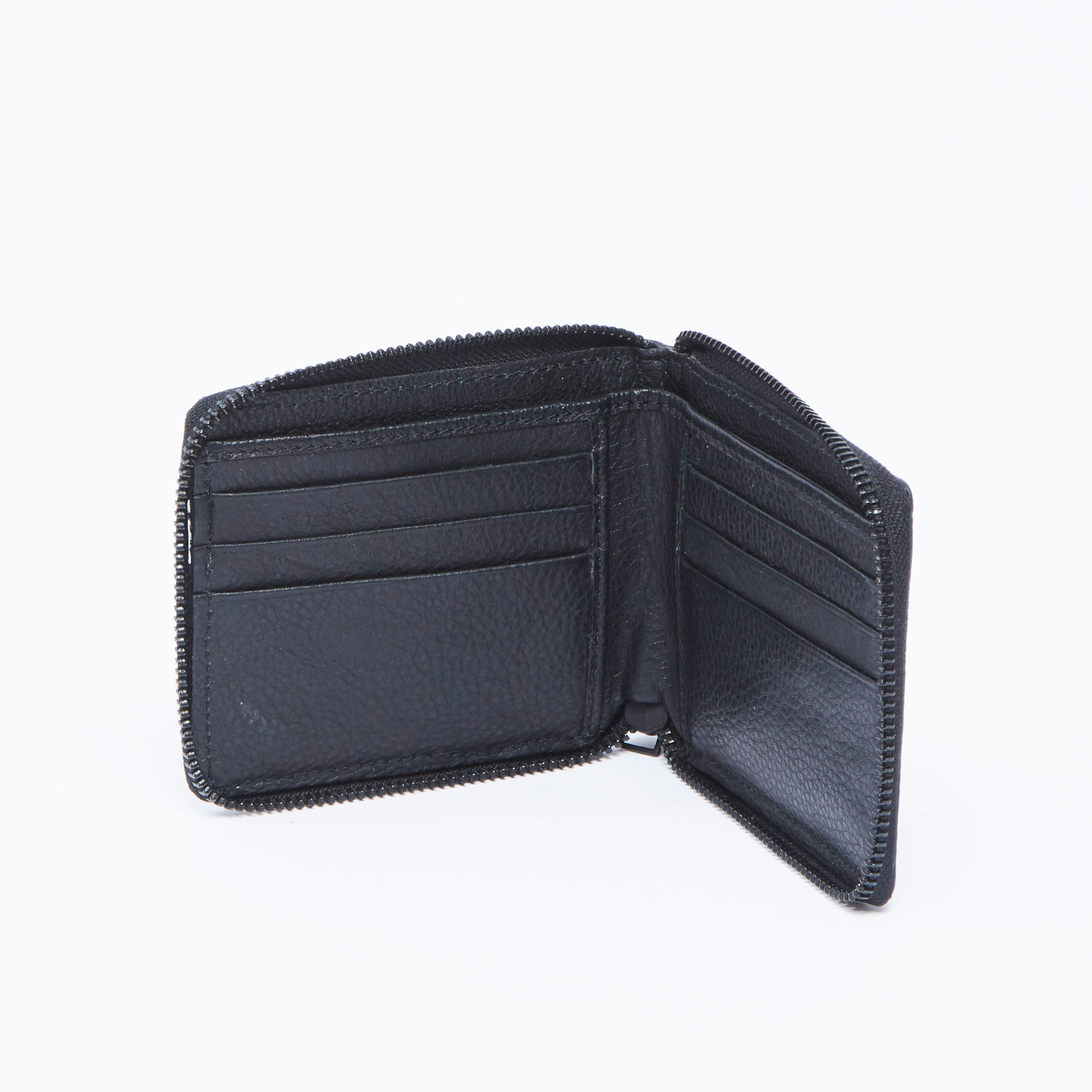 محفظة بارزة الملمس بطيّة مزدوجة وسلسلة قابلة للفصل-men-beltsandwallets-wallets-image-2