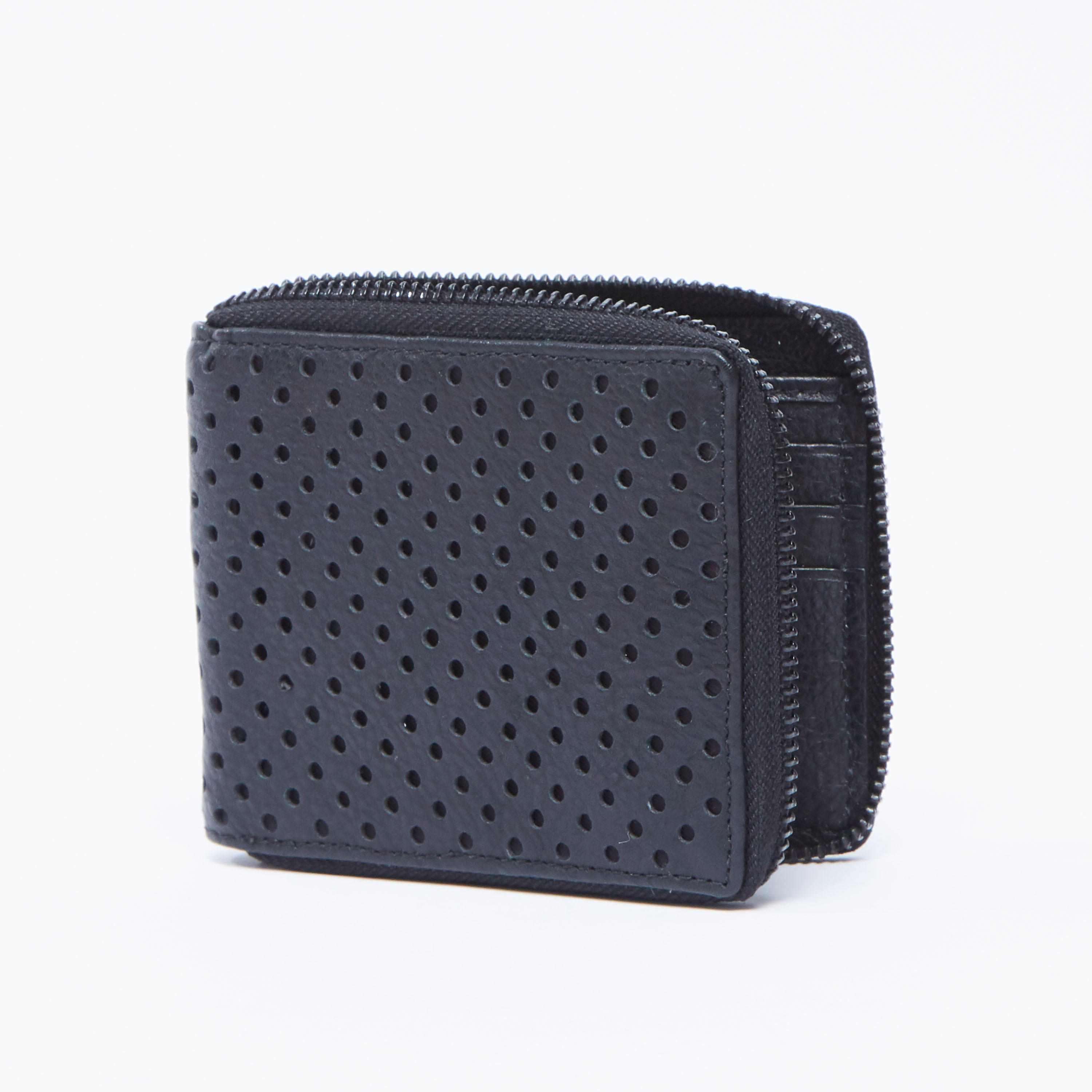 محفظة بارزة الملمس بطيّة مزدوجة وسلسلة قابلة للفصل-men-beltsandwallets-wallets-image-3