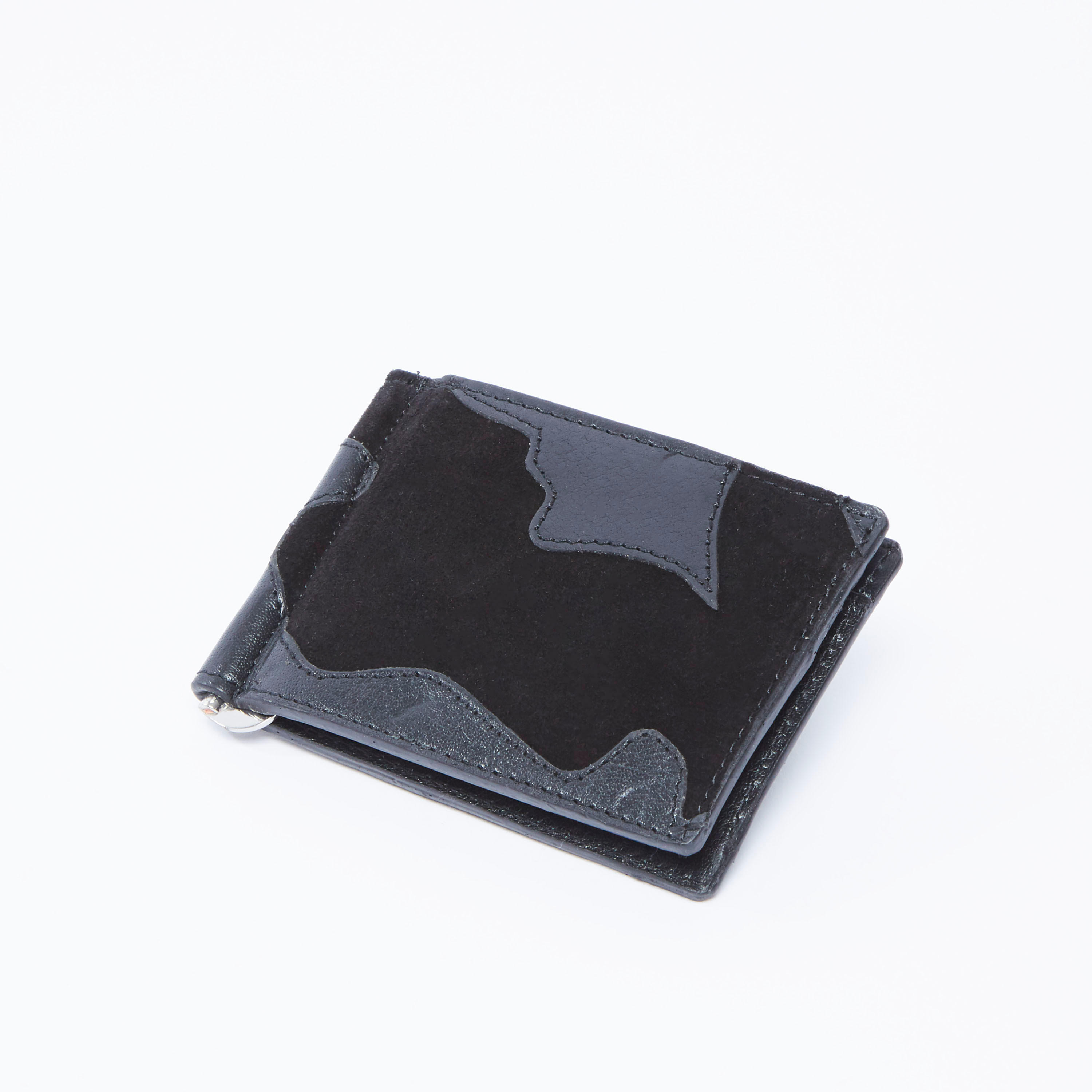 محفظة بارزة الملمس بطيّة مزدوجة وفتحات للبطاقات-men-beltsandwallets-wallets-image-1