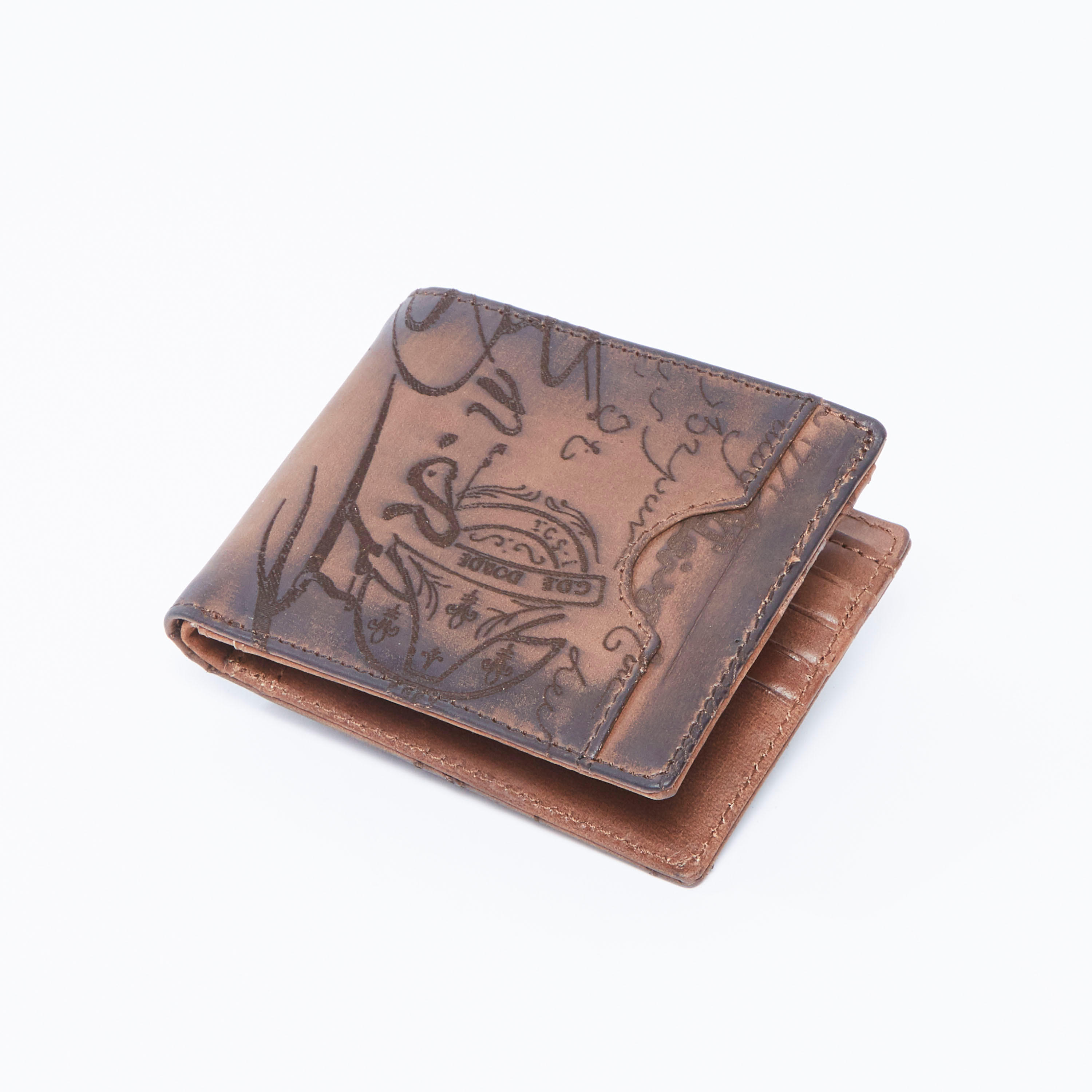 Textured Bi-Fold Wallet with Card Holders-men-beltsandwallets-wallets-image-1