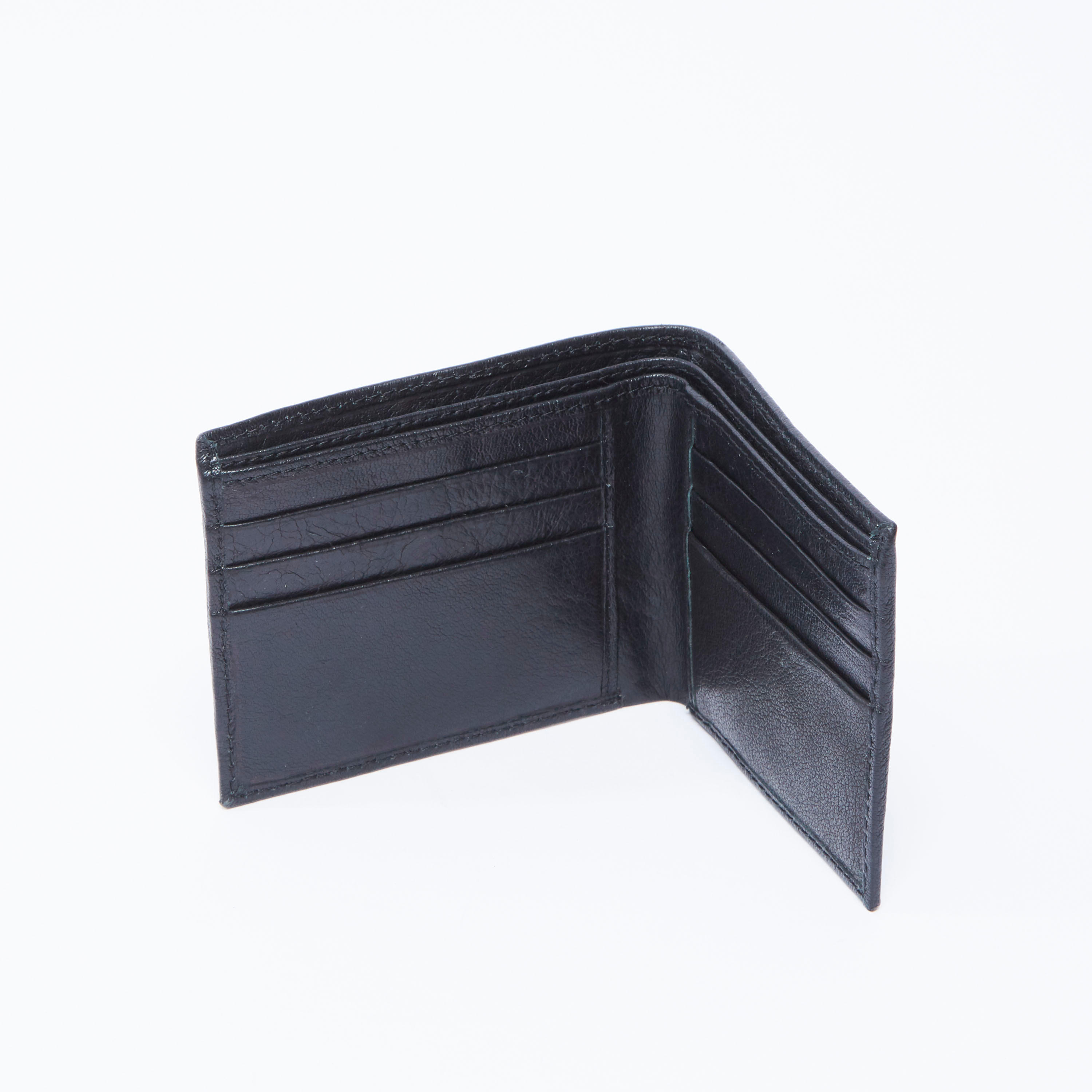 Textured Bi-Fold Wallet with Zip Detail-men-beltsandwallets-wallets-image-2