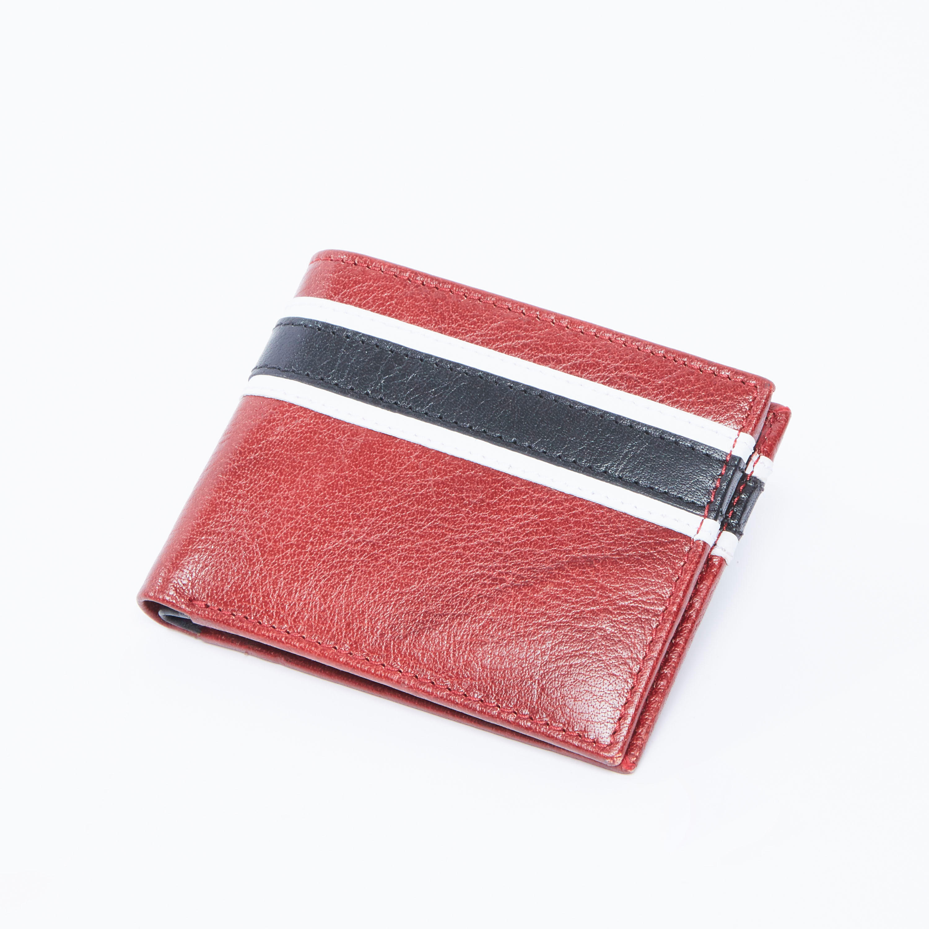 محفظة مقلّمة بطيّة مزدوجة وفتحات للبطاقات-men-beltsandwallets-wallets-image-1