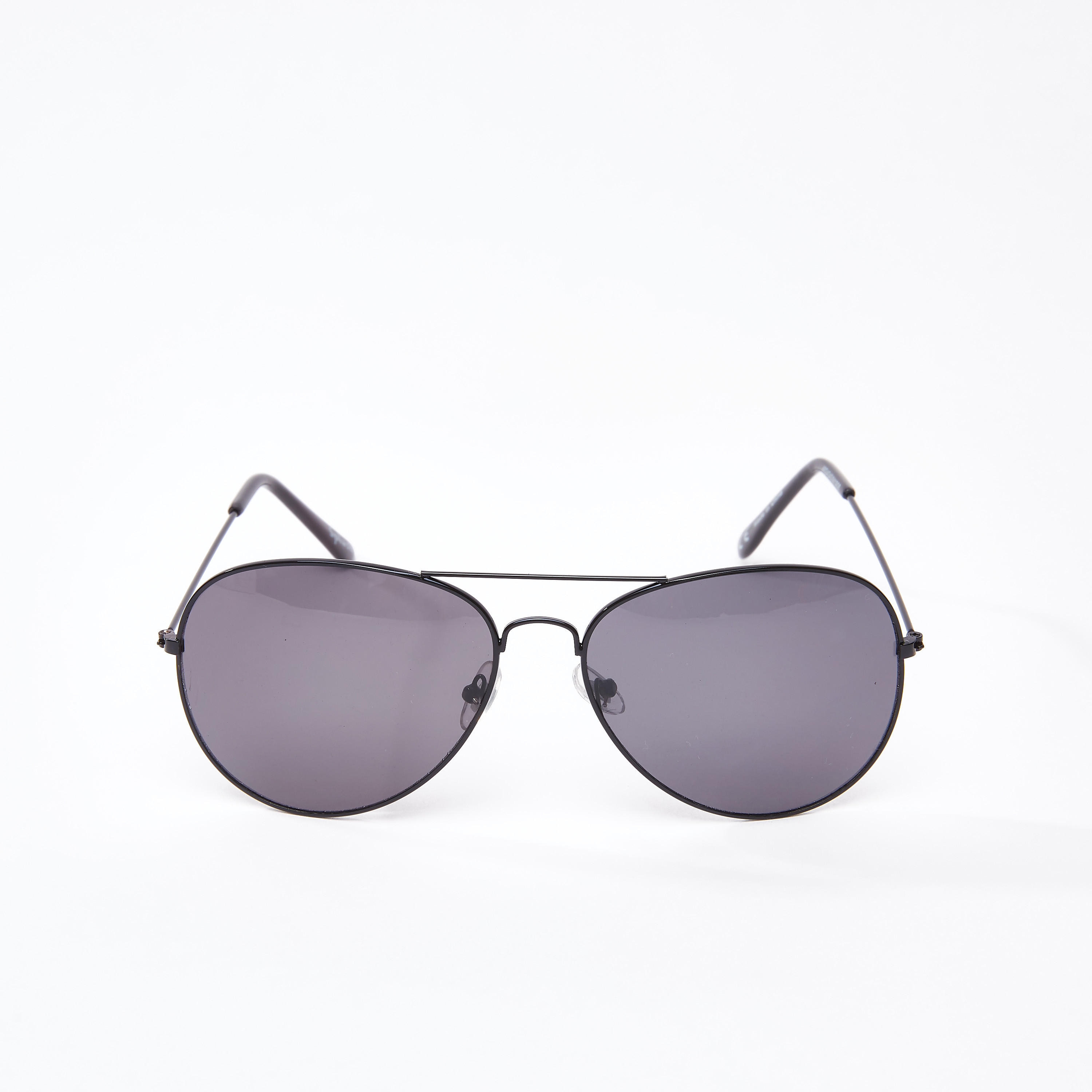 نظّارة شمسية أفياتور سادة بإطار كامل ووسادات للأنف-men-sunglasses-image-5