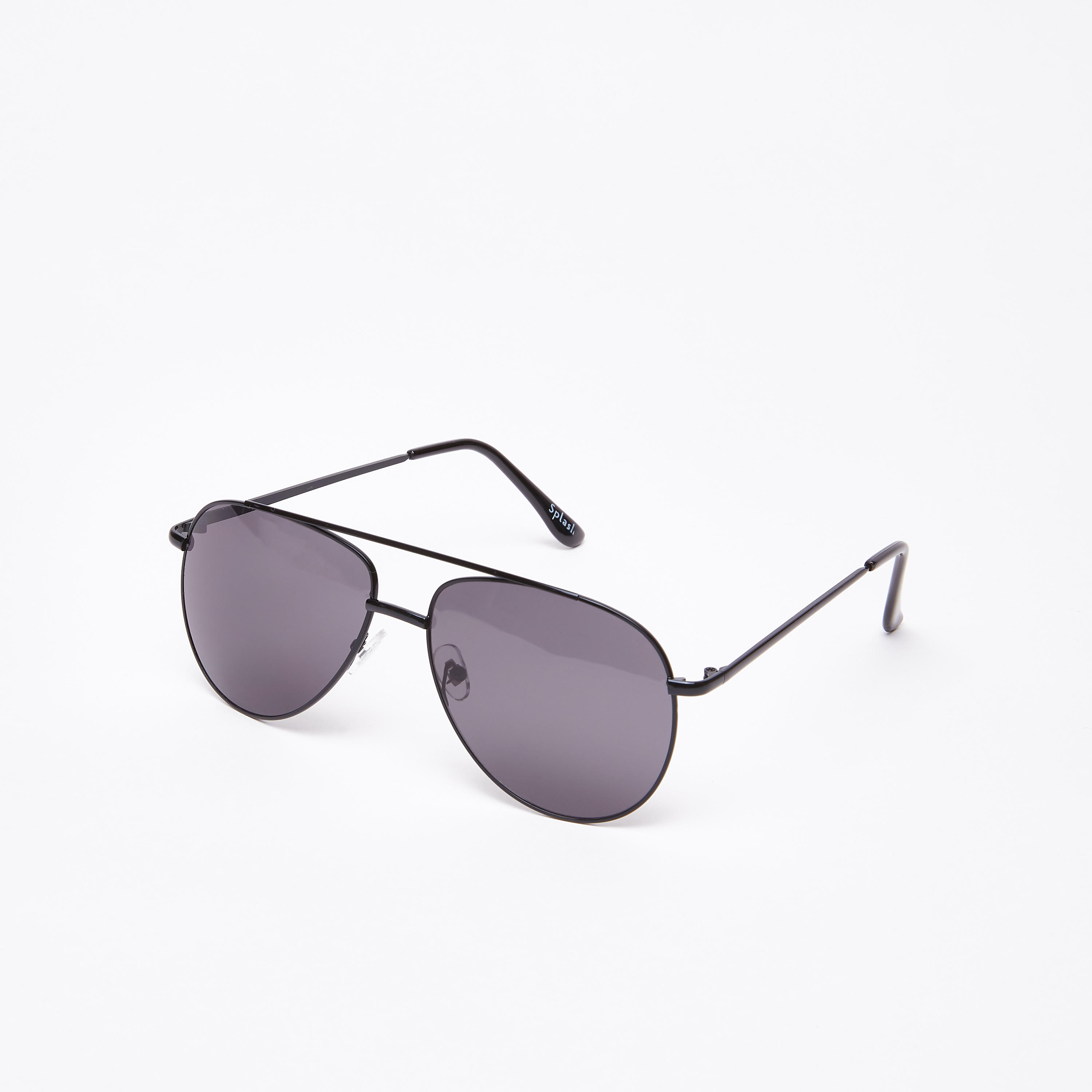 Plain Full Rim Aviator Sunglasses-men-sunglasses-image-1