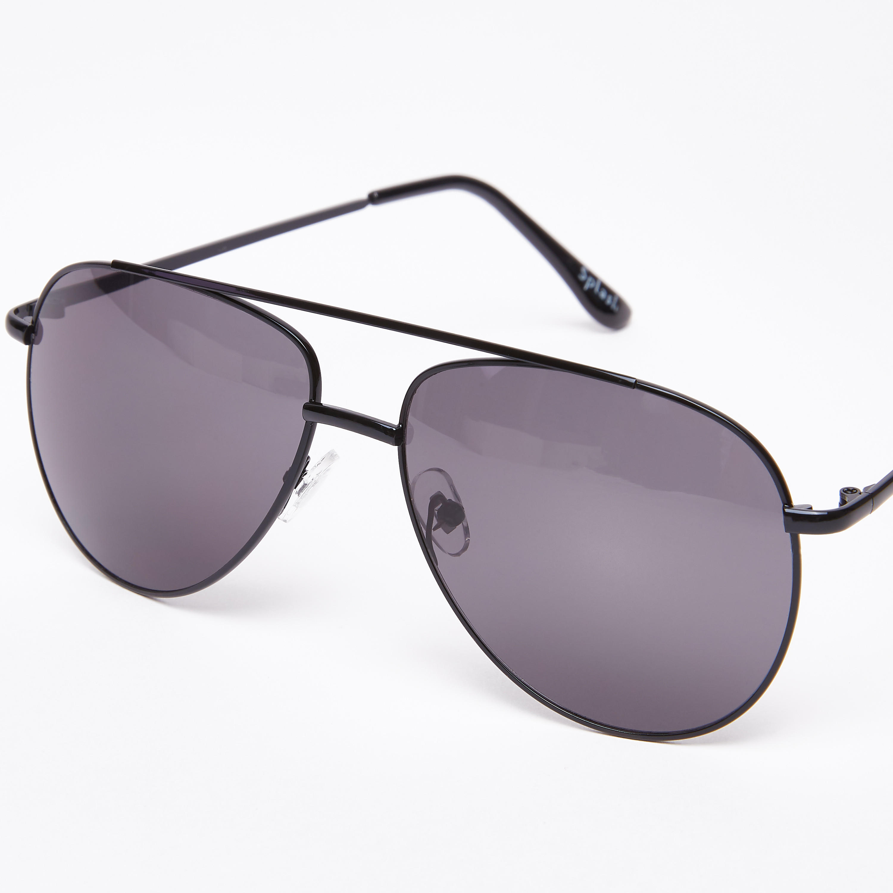 Plain Full Rim Aviator Sunglasses-men-sunglasses-image-4