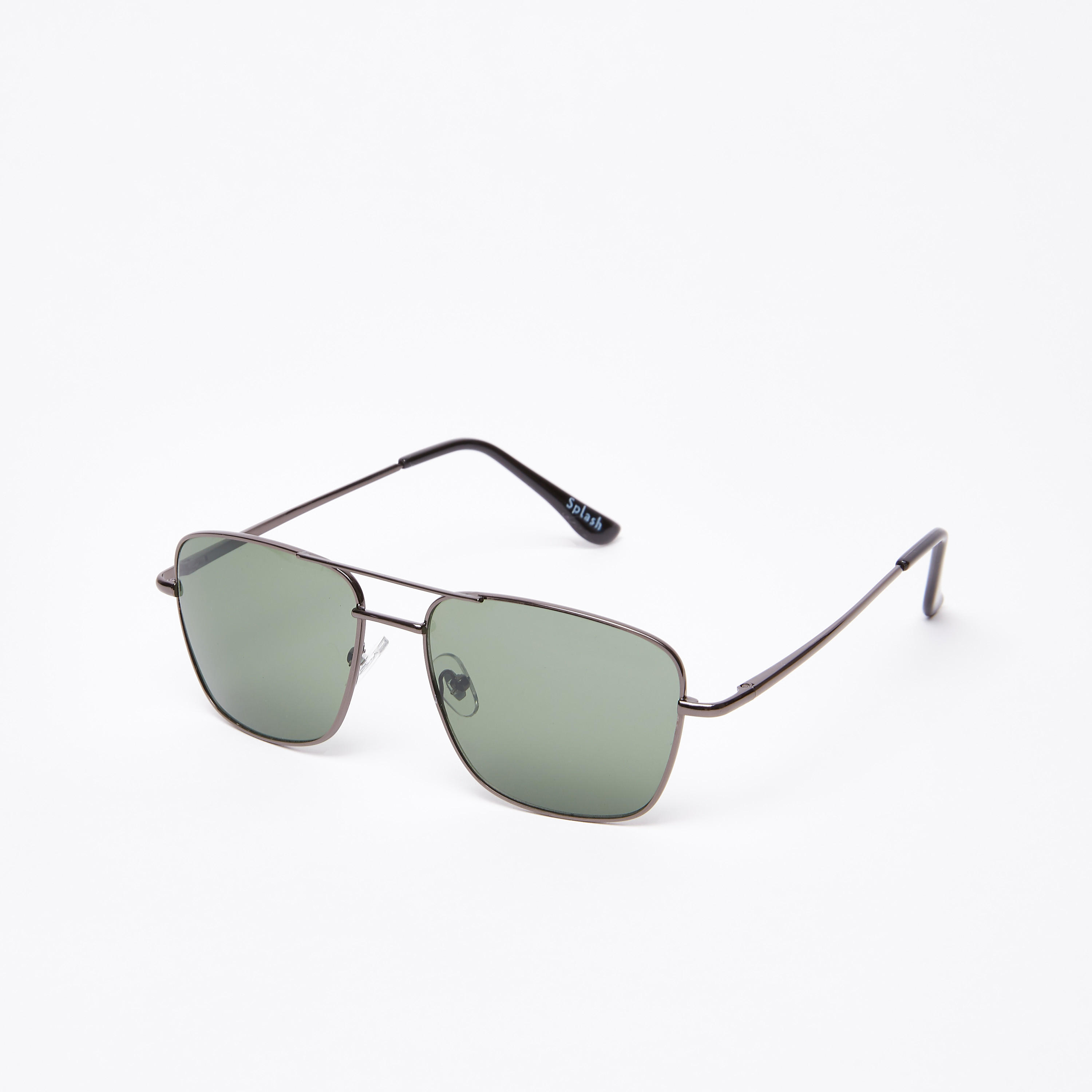 Full Rim Rectangular Sunglasses with Top Bar and Temple Tips-men-sunglasses-image-1