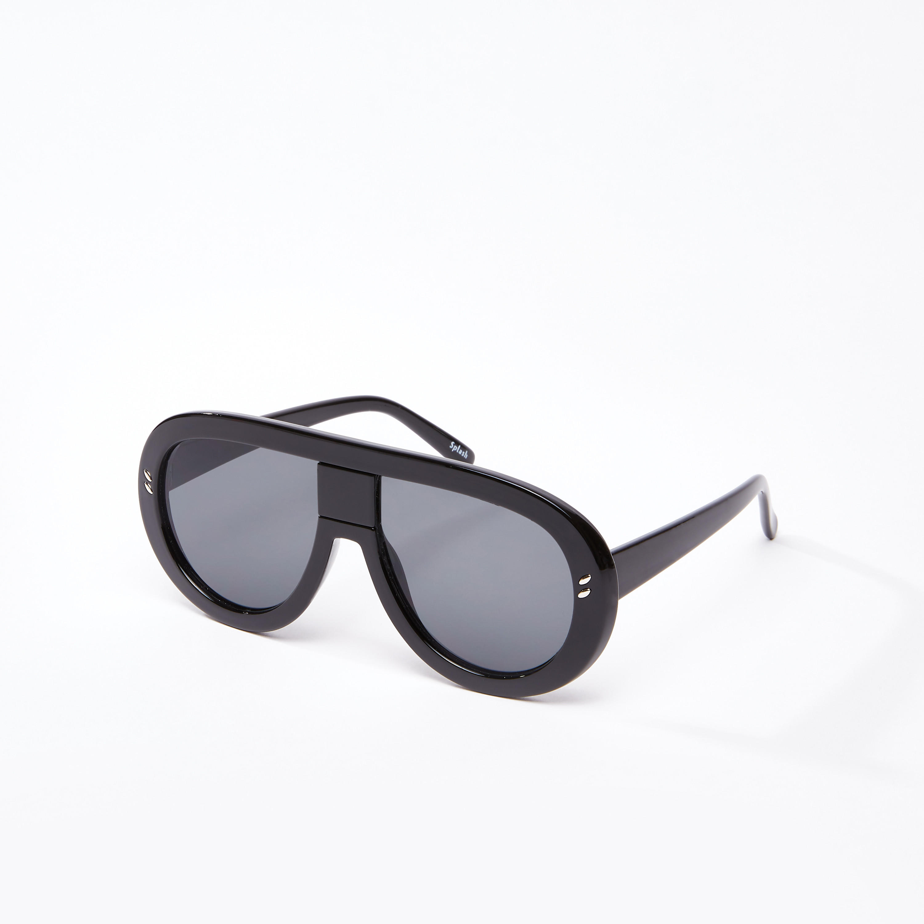 نظّارة شمسية مستديرة بإطار كامل ووسادات للأنف-men-sunglasses-image-1