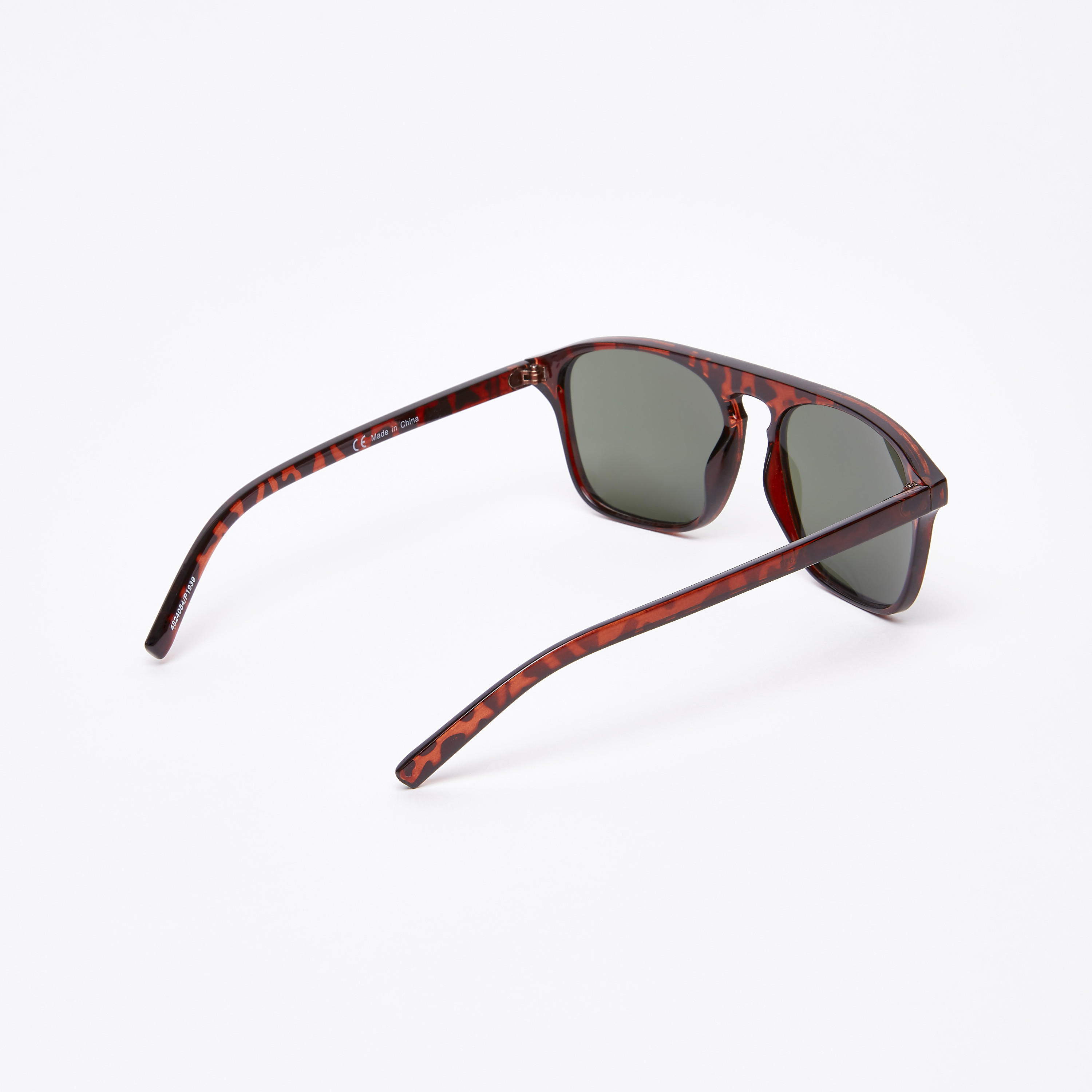 Printed Full Rim Rectangular Sunglasses with Top Bar and Nose Pads-men-sunglasses-image-3
