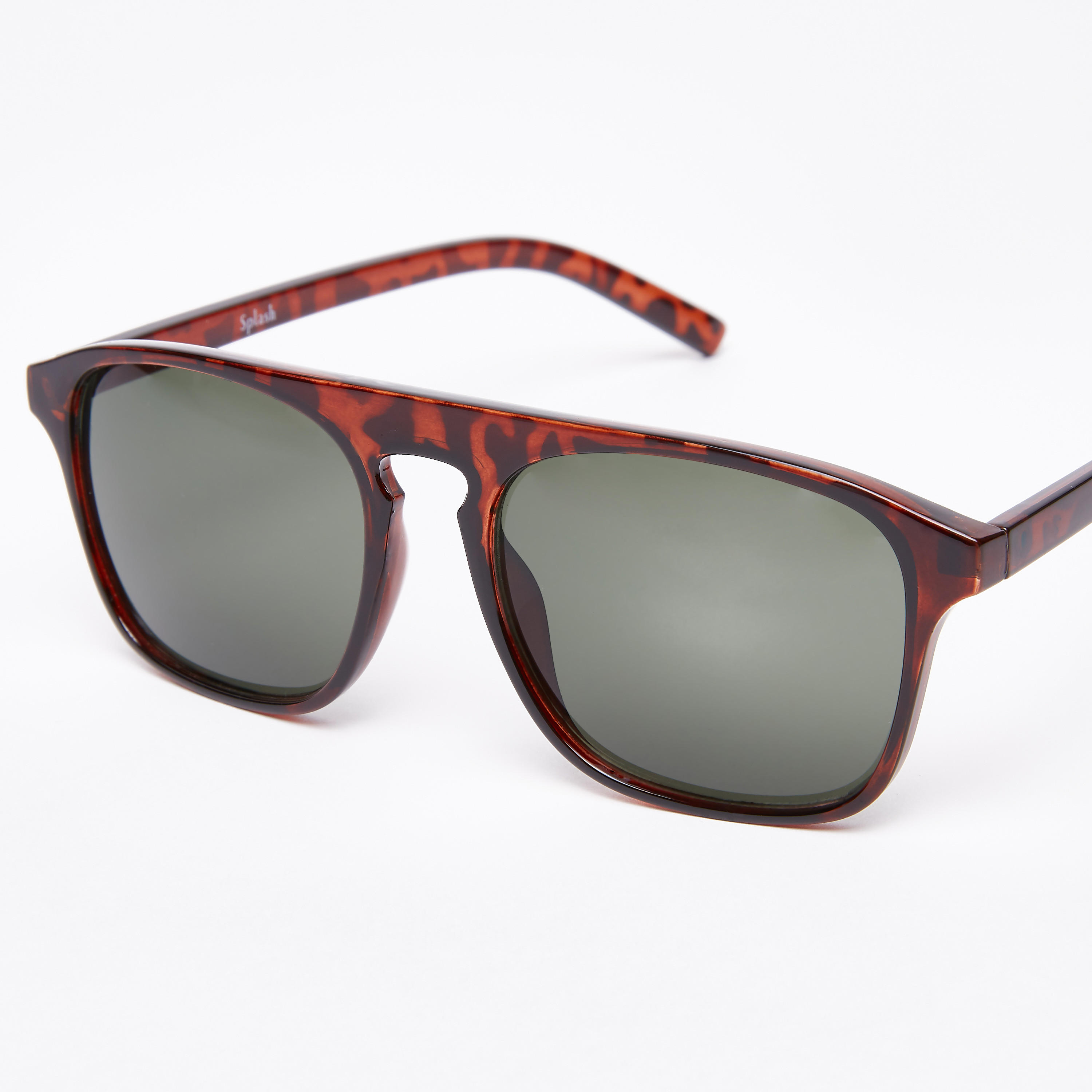 Printed Full Rim Rectangular Sunglasses with Top Bar and Nose Pads-men-sunglasses-image-4