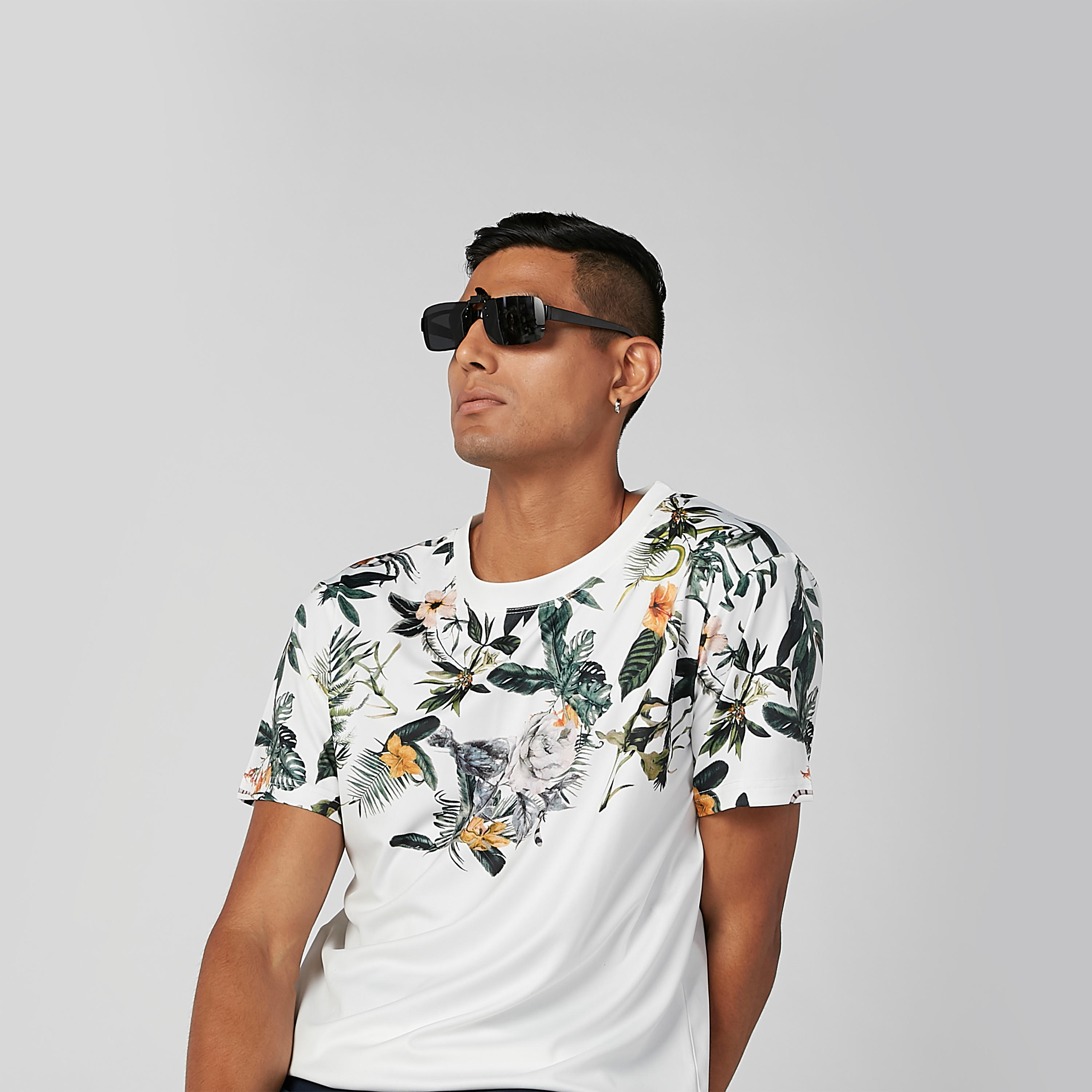 Full Rim Rectangular Flip-Up Sunglasses with Nose Pads-men-sunglasses-image-2