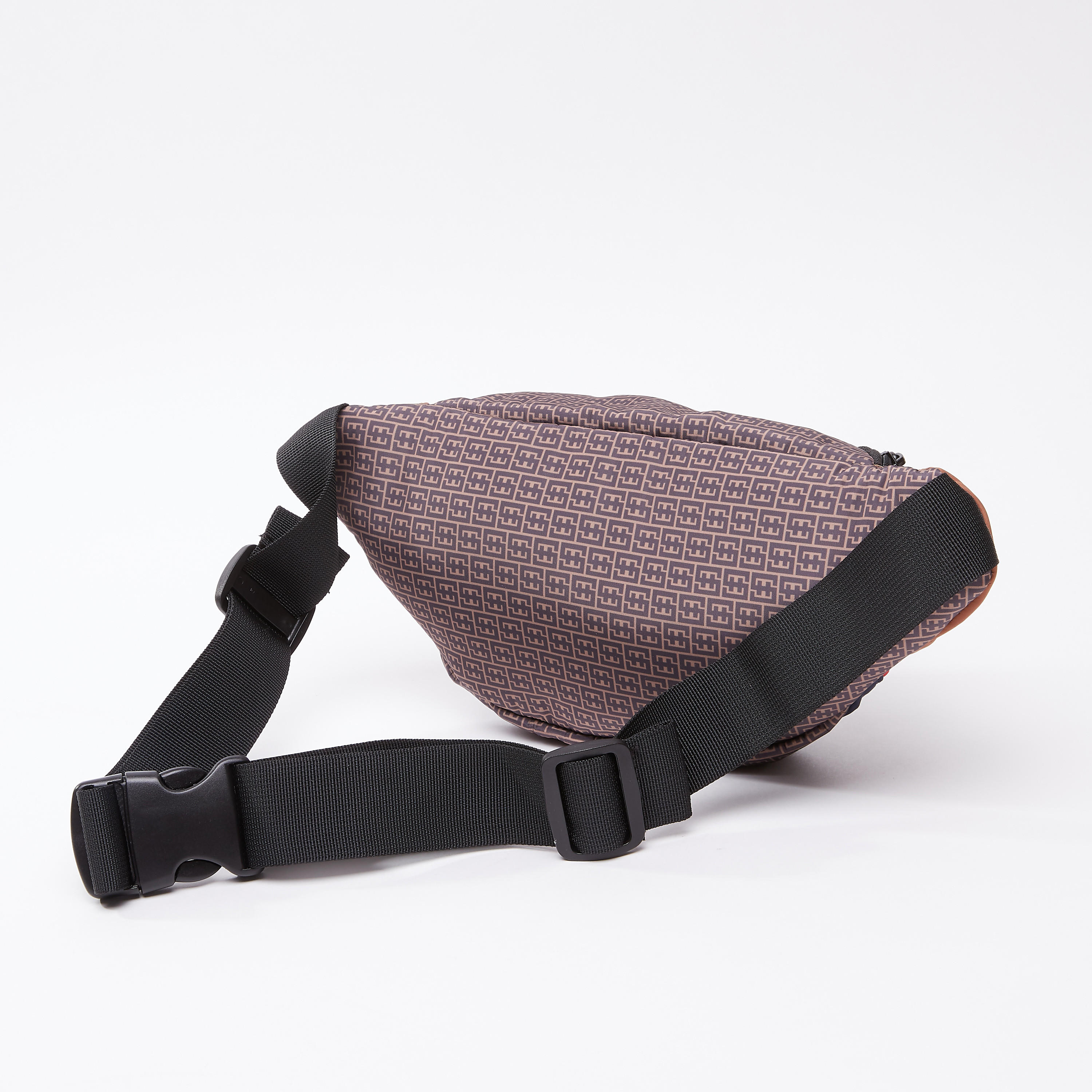 Printed Fanny Pack with Adjustable Strap and Buckle Closure-men-bags-image-3