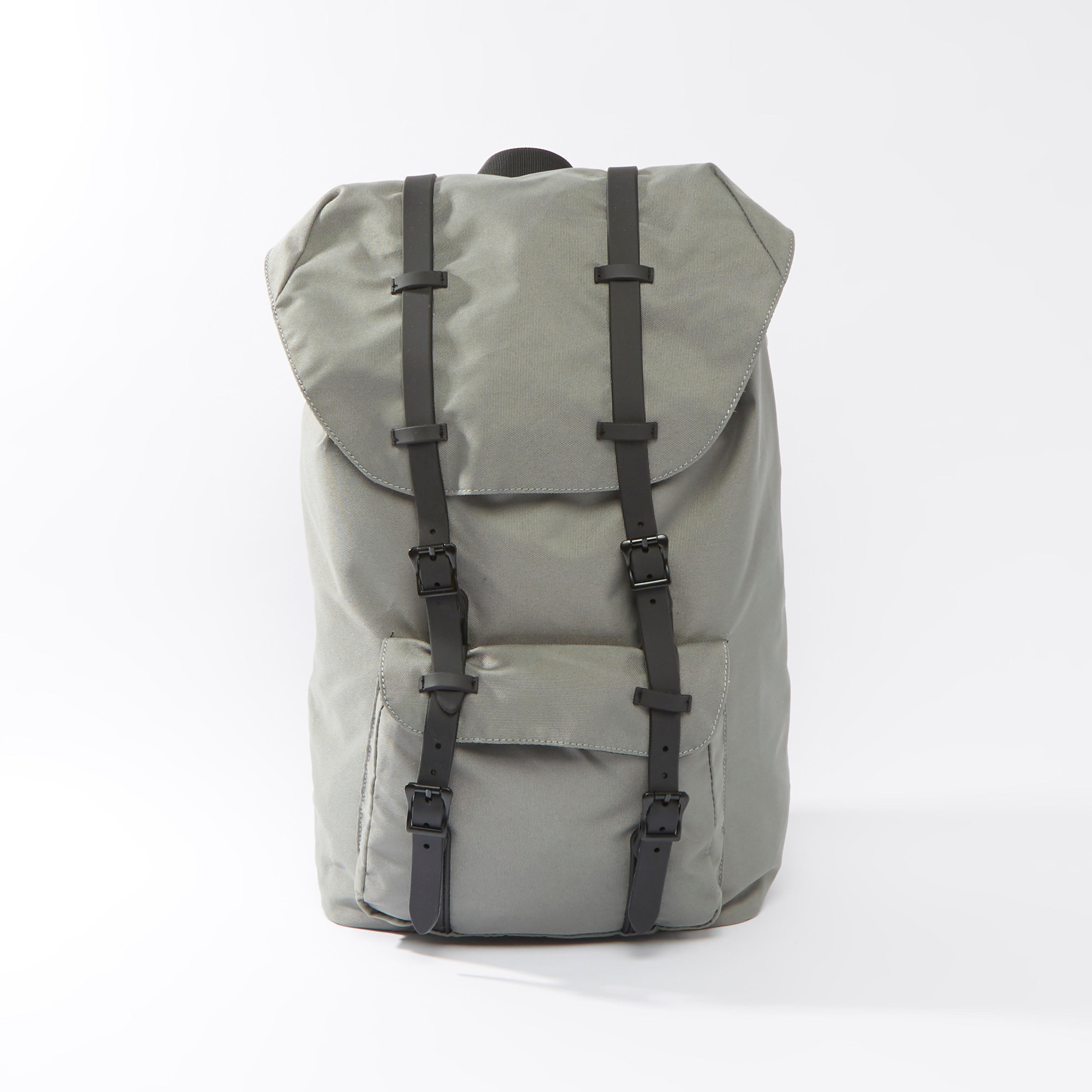 Plain Backpack with Adjustable Shoulder Straps and Drawstring Closure-men-bags-image-1