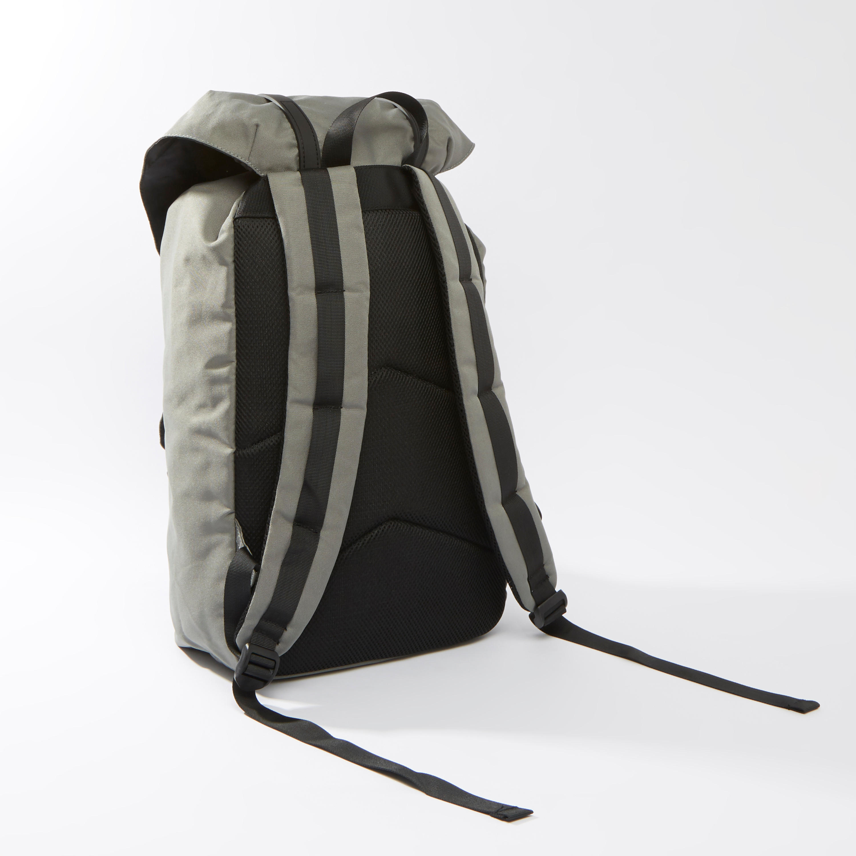 Plain Backpack with Adjustable Shoulder Straps and Drawstring Closure-men-bags-image-3