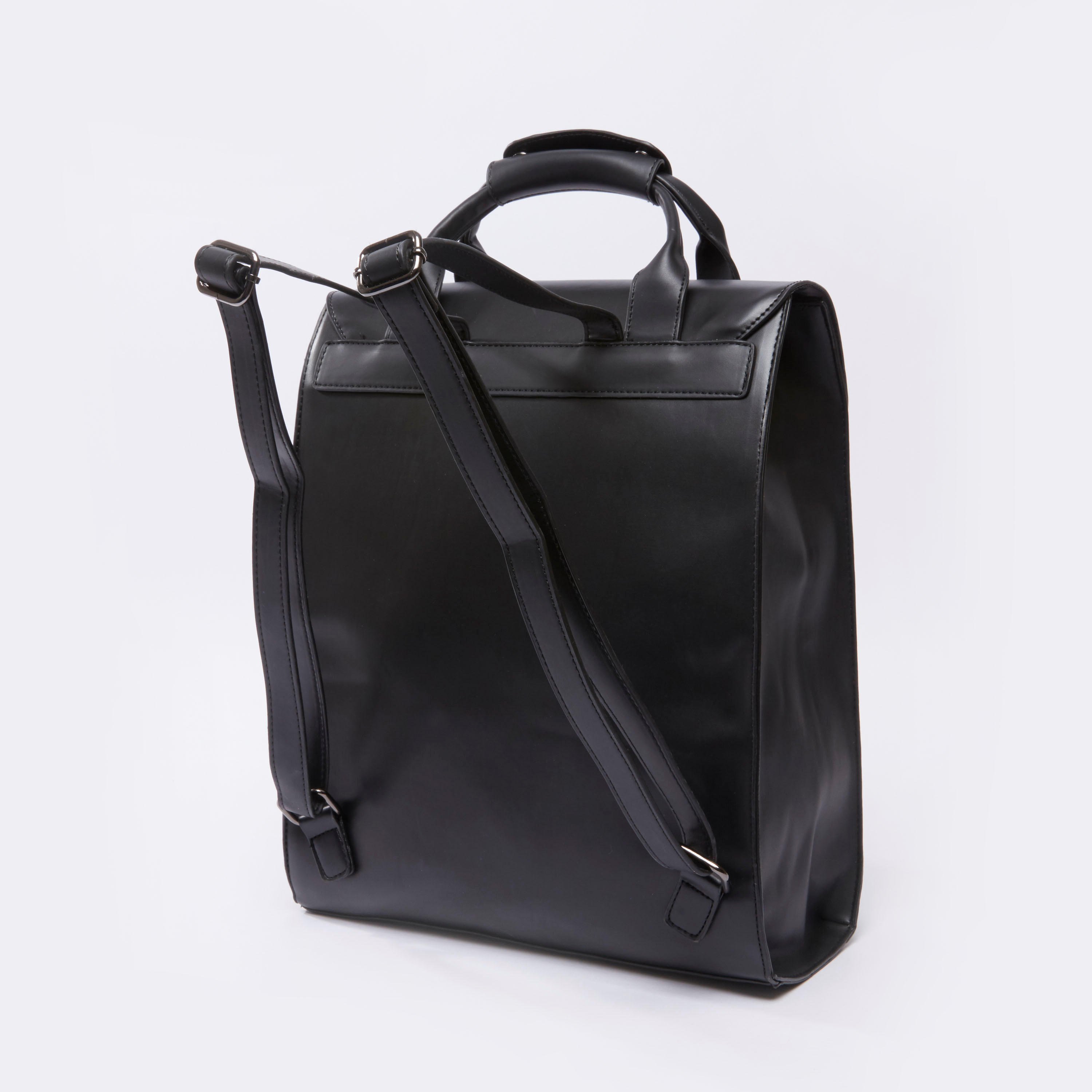 شنطة ظهر سادة بزر إغلاق مغناطيسي وحمالات قابلة للتعديل-men-bags-image-2