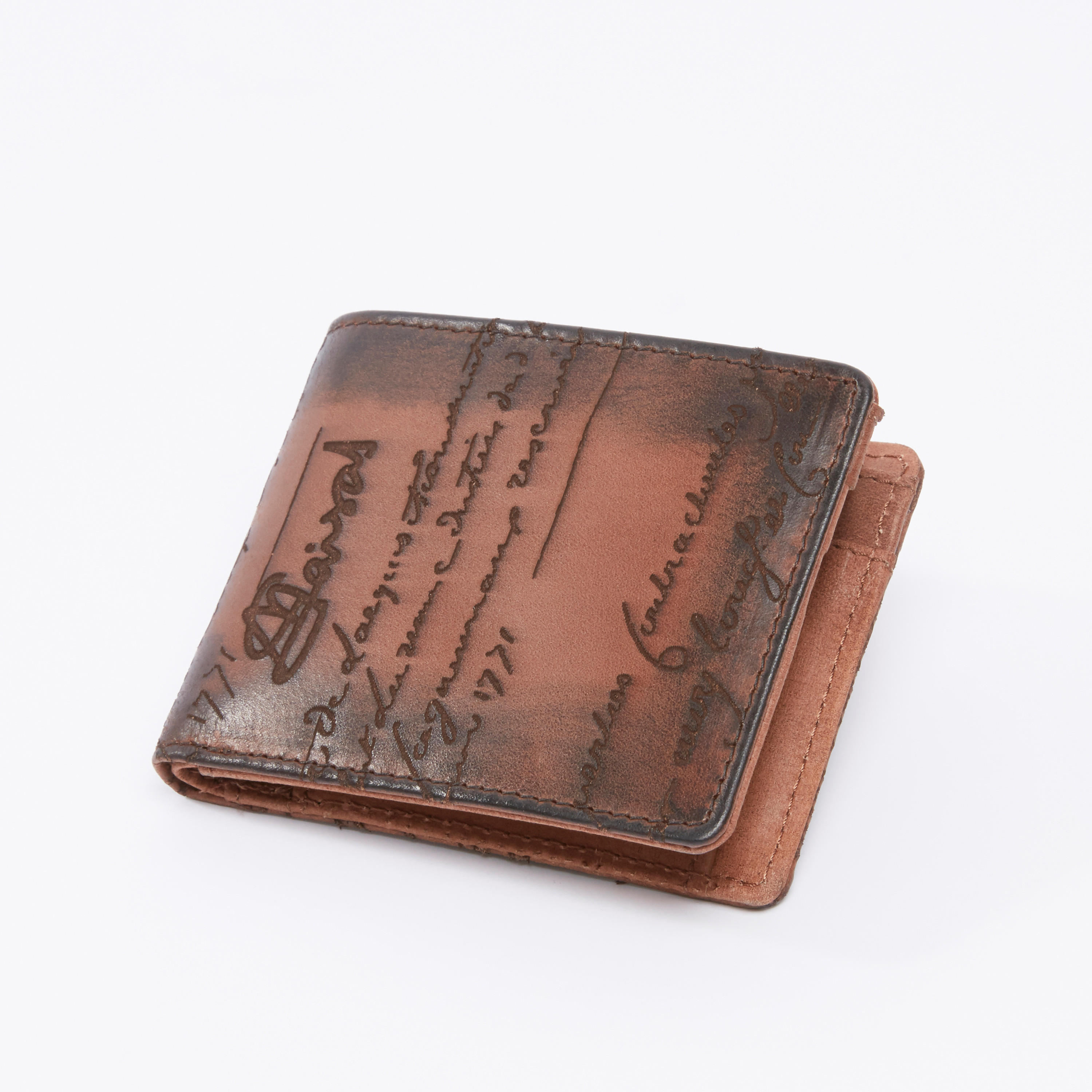 Textured Bifold Wallet with Multiple Cardholders-men-beltsandwallets-wallets-image-1