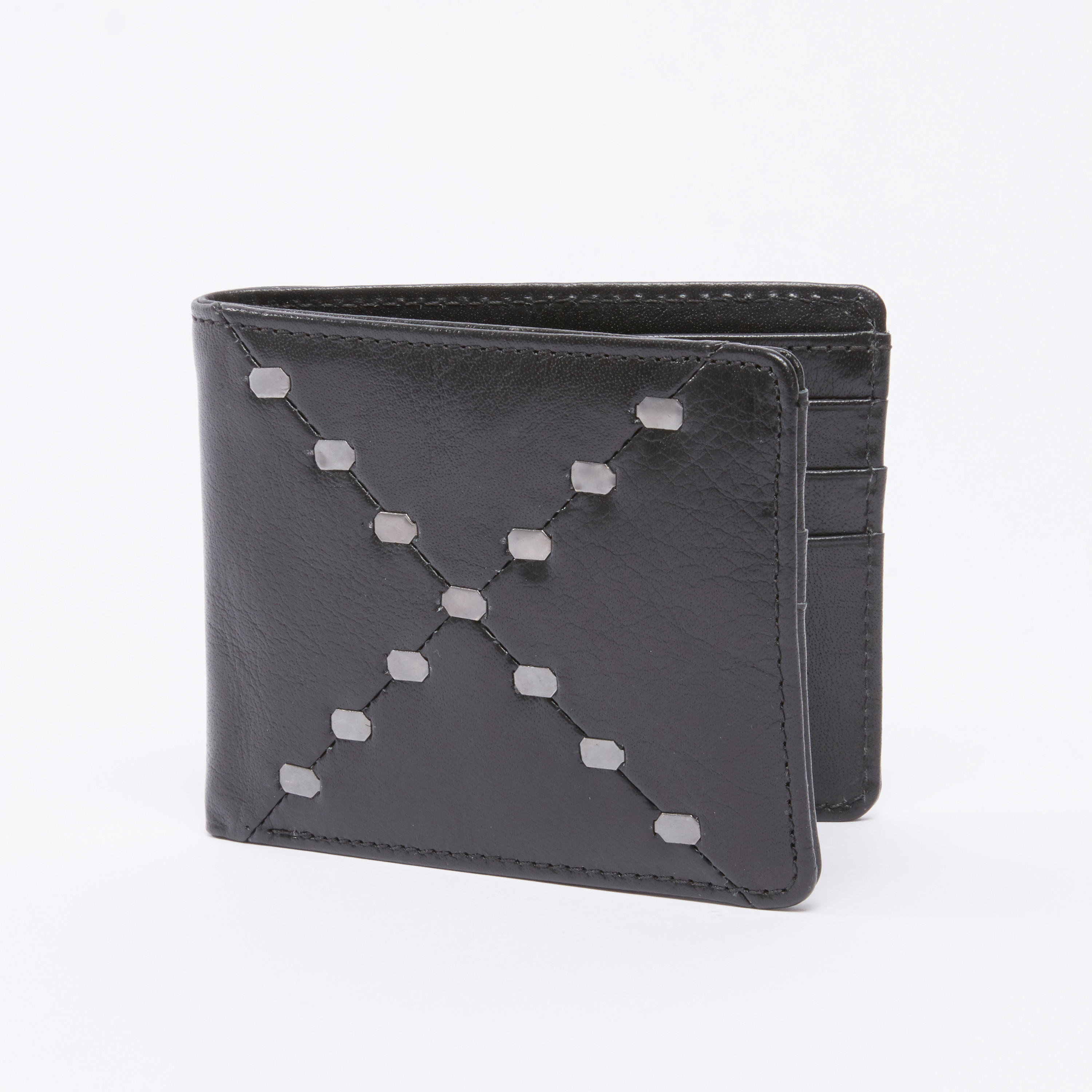 Textured Bifold Wallet with Multiple Cardholders-men-beltsandwallets-wallets-image-3