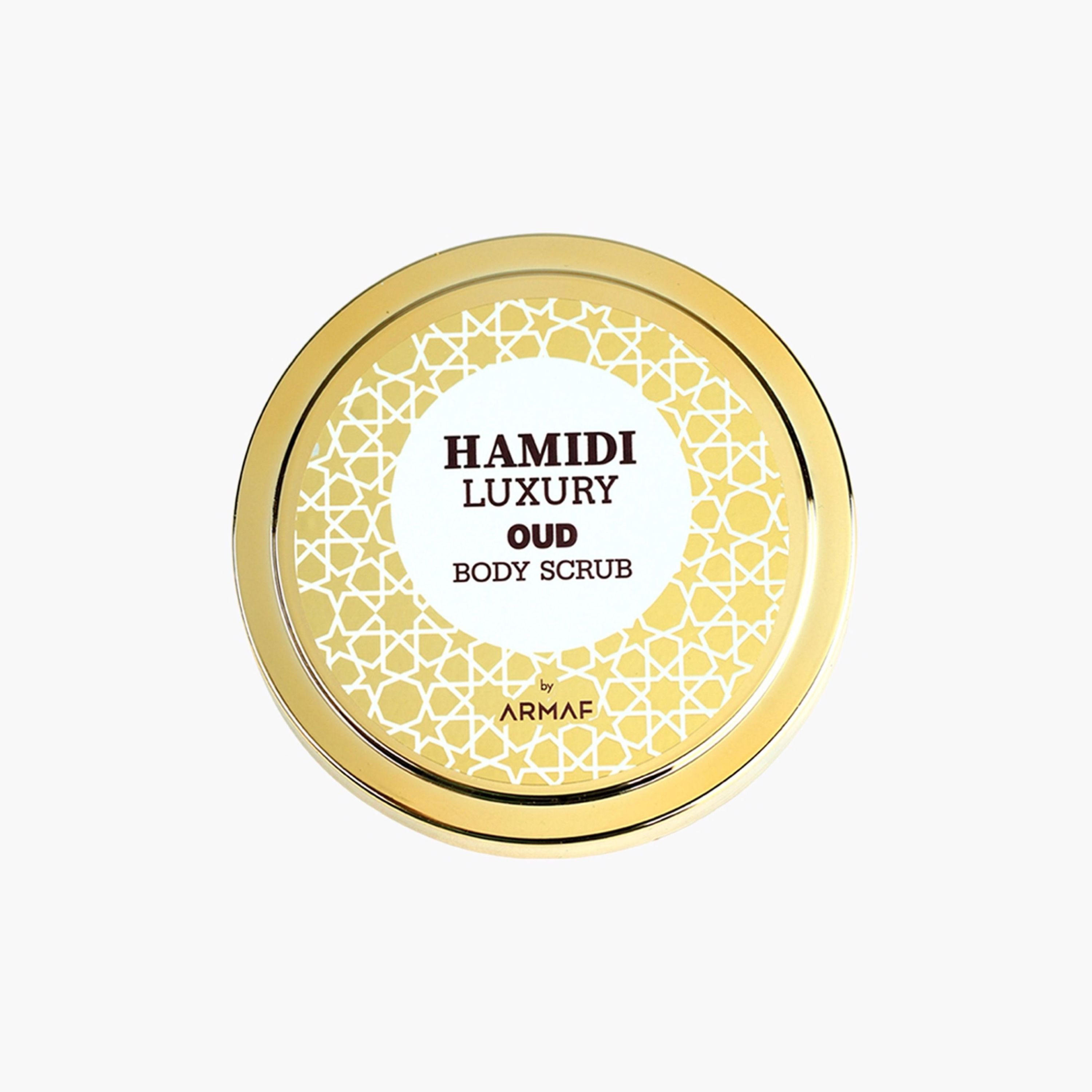 مقشر للجسم من حامدي لاكشري عود - 250 مل-beautyandpersonalcare-bathandbody-bathandshower-scrubs-image-1