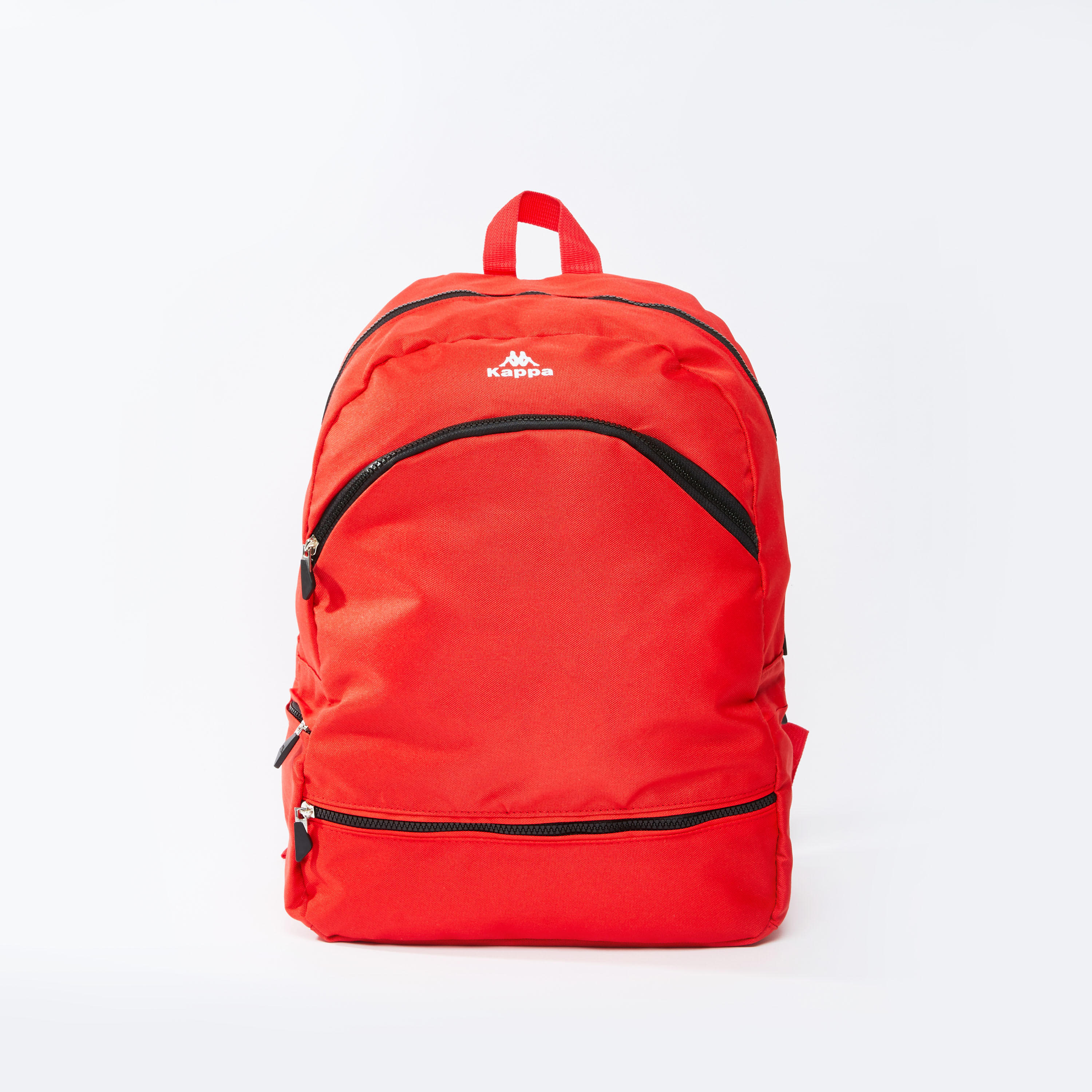 Kappa Printed Backpack with Zip Closure and Adjustable Straps-men-bags-image-1