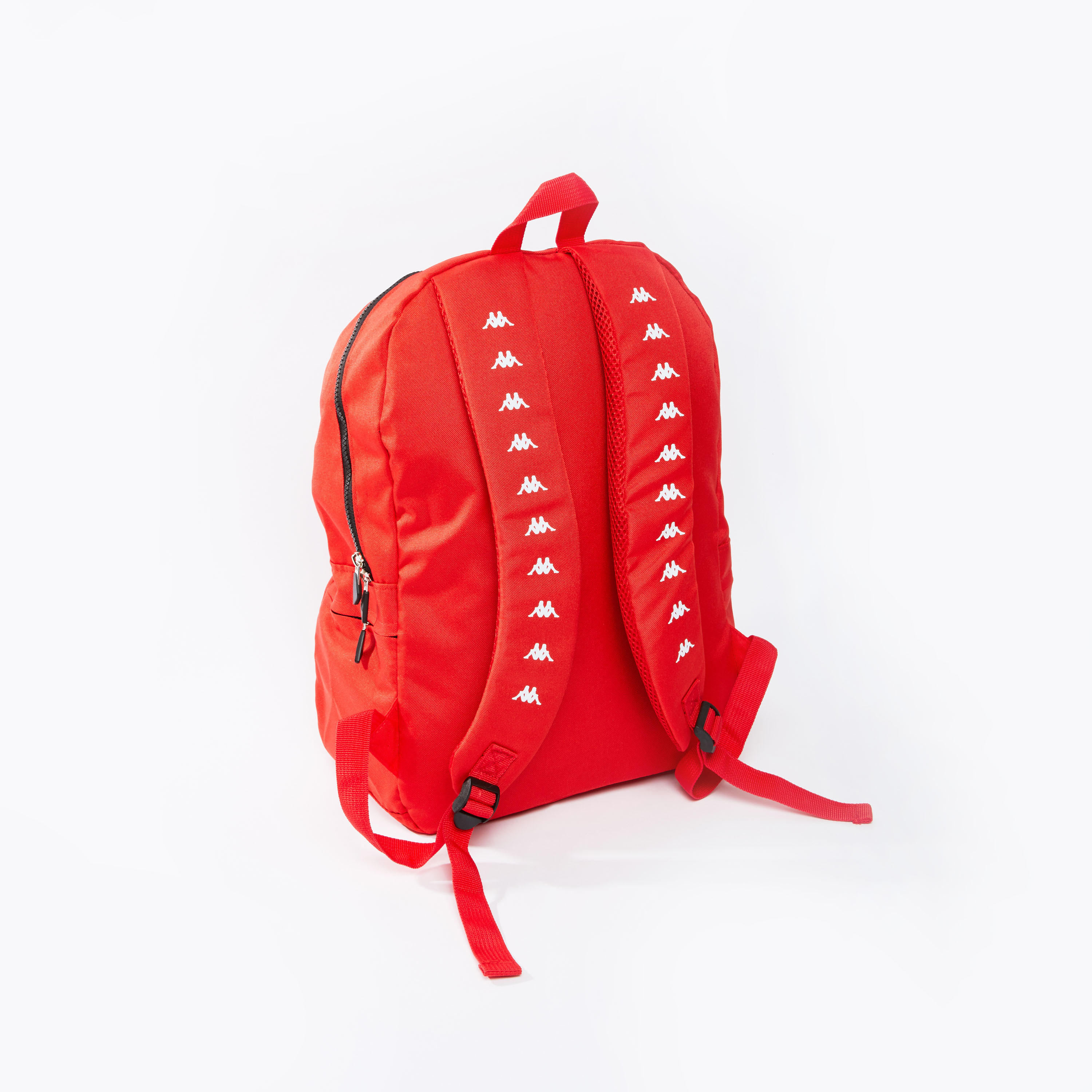 Kappa Printed Backpack with Zip Closure and Adjustable Straps-men-bags-image-3