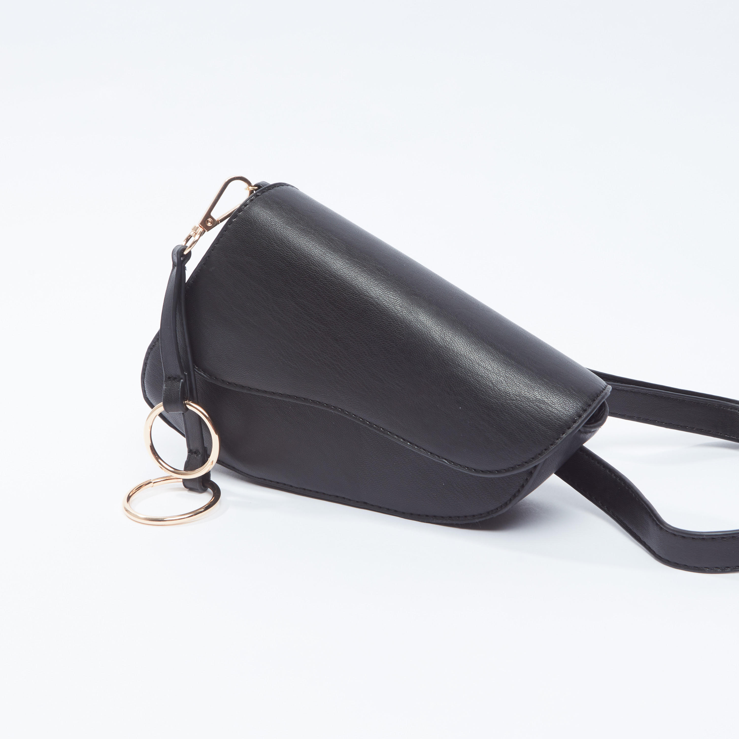 حقيبة خصر سادة بزر إغلاق مغناطيسي-women-bagsandwallets-handbags-image-1