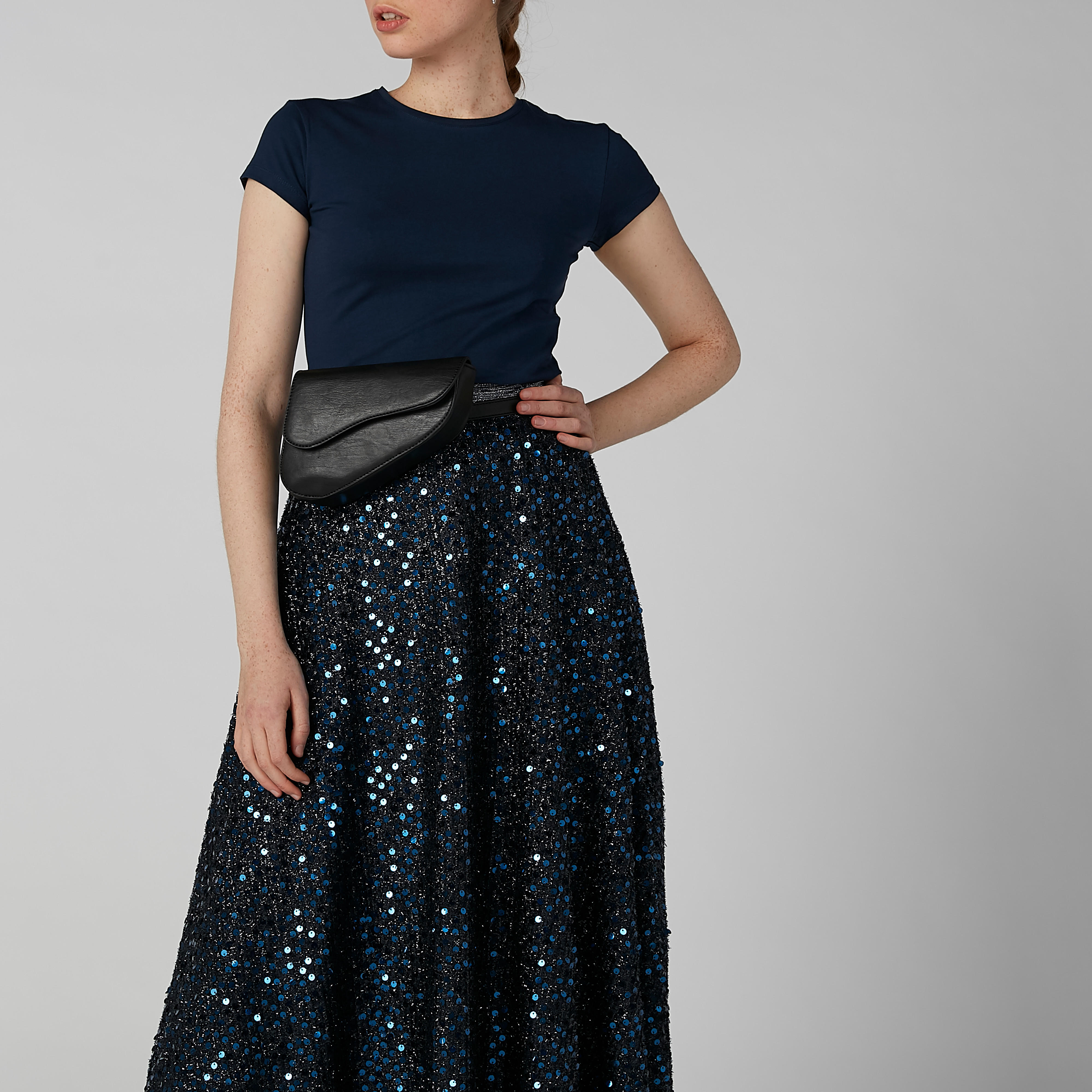حقيبة خصر سادة بزر إغلاق مغناطيسي-women-bagsandwallets-handbags-image-2