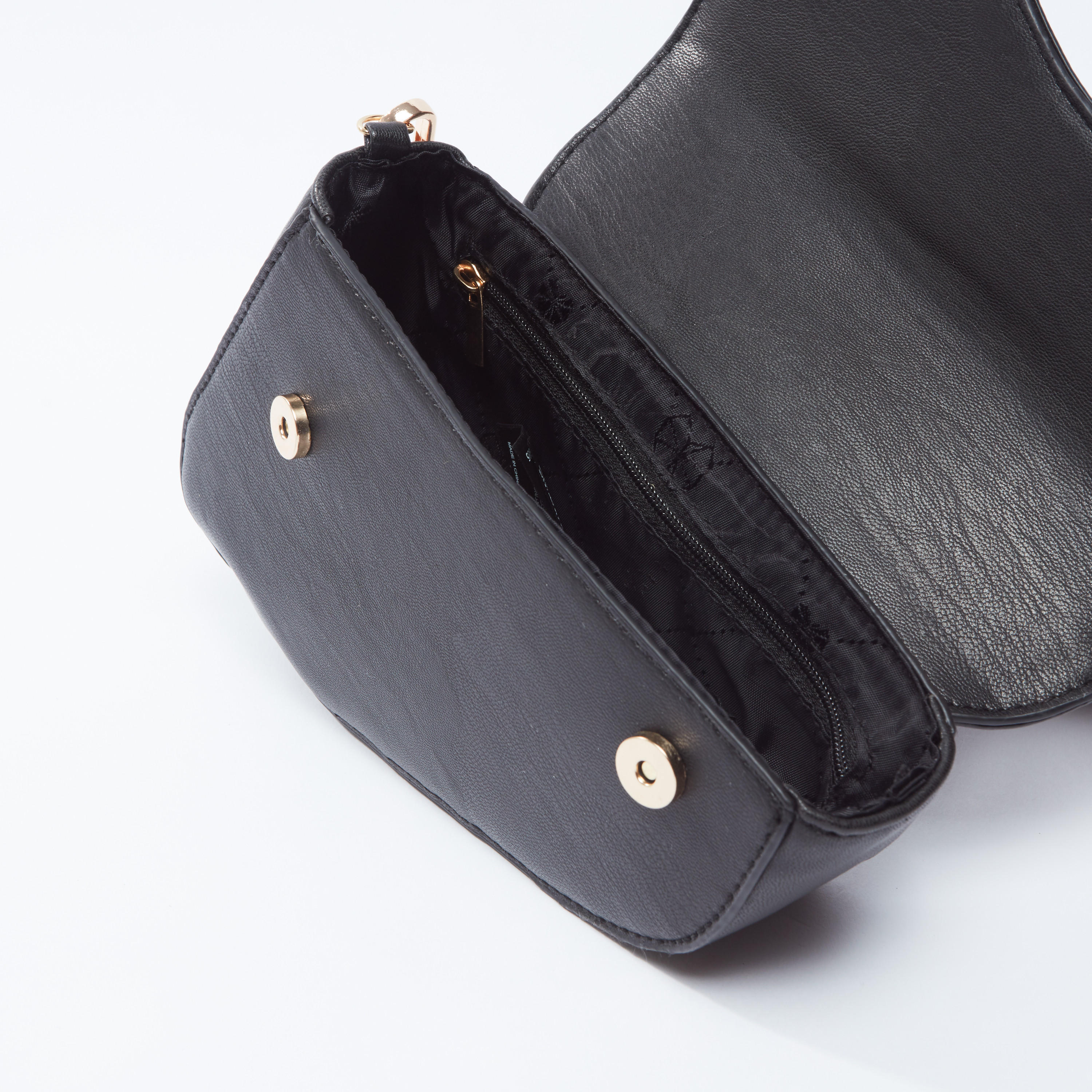 حقيبة خصر سادة بزر إغلاق مغناطيسي-women-bagsandwallets-handbags-image-4