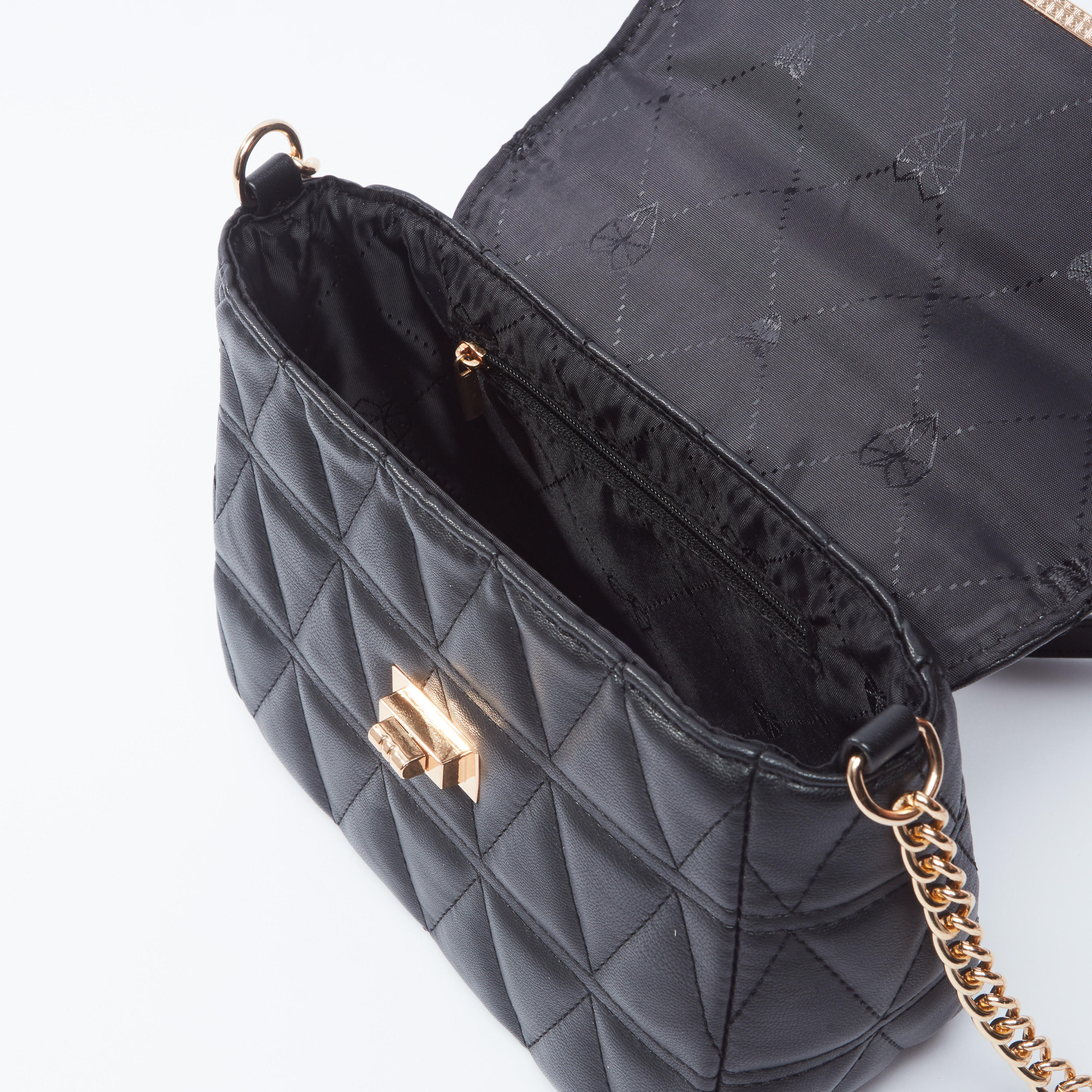 حقيبة ساتشيل مبطّنة بقفل إغلاق دوّار وسلسلة ميتاليك وحمّالة-women-bagsandwallets-handbags-image-4